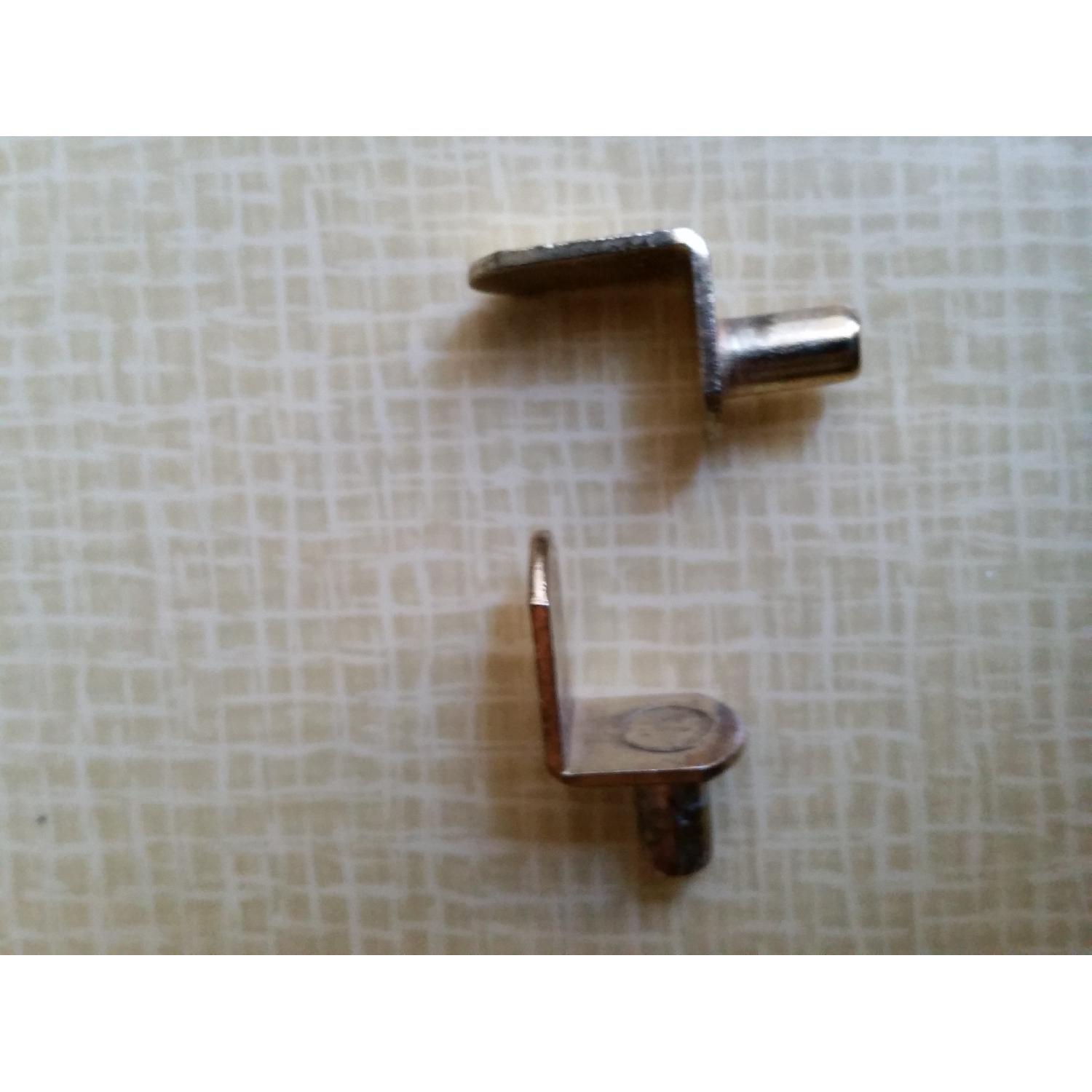 Solid Oak Bookcase w/ Sliding Glass Doors - image-10