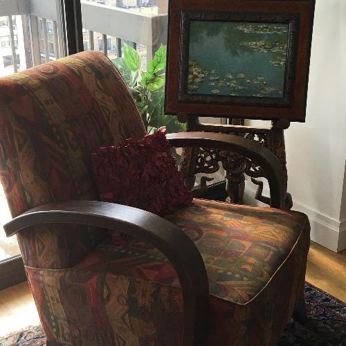 Used Accent Chair w/ Cushion for sale on AptDeco