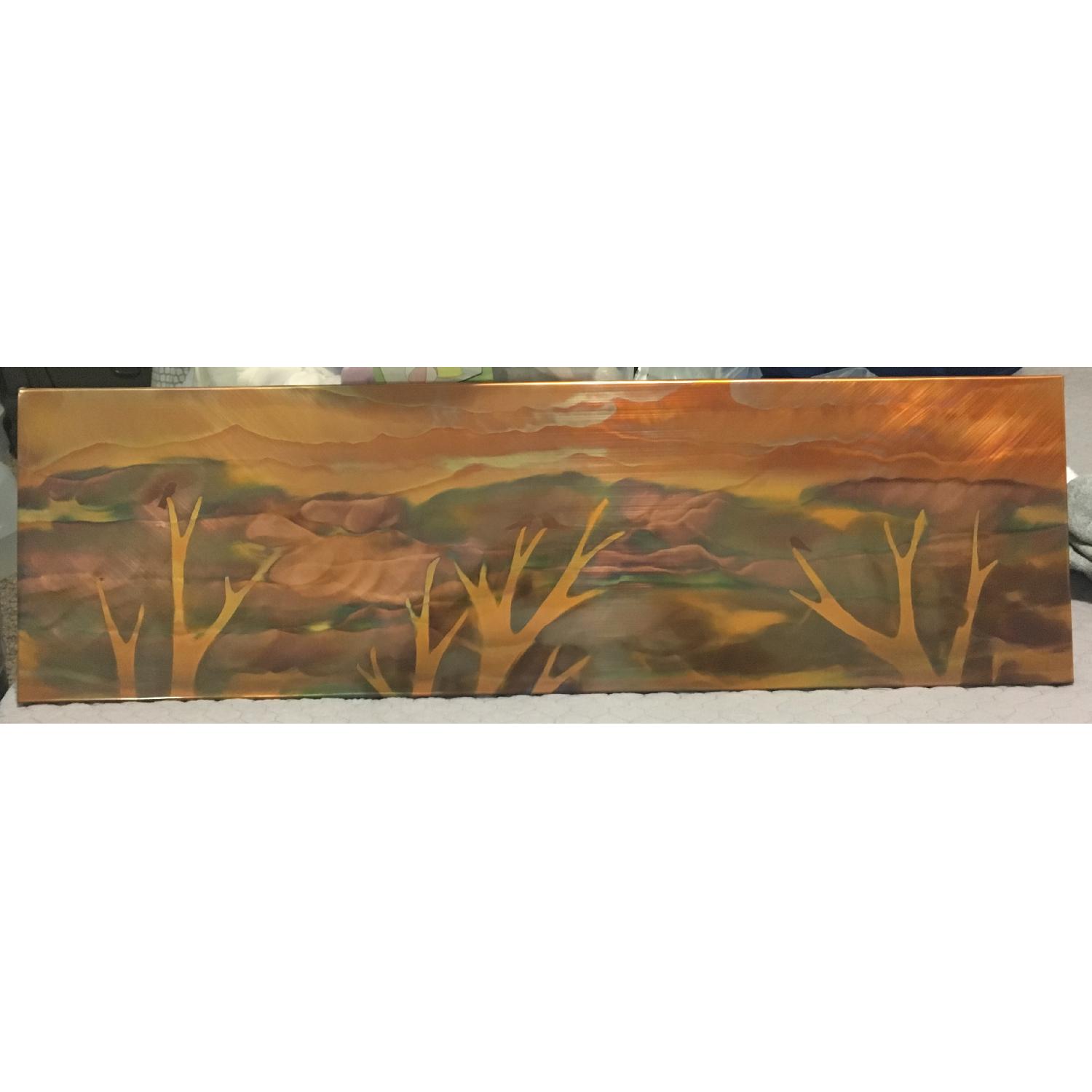 Signed Copper Fire art - image-1