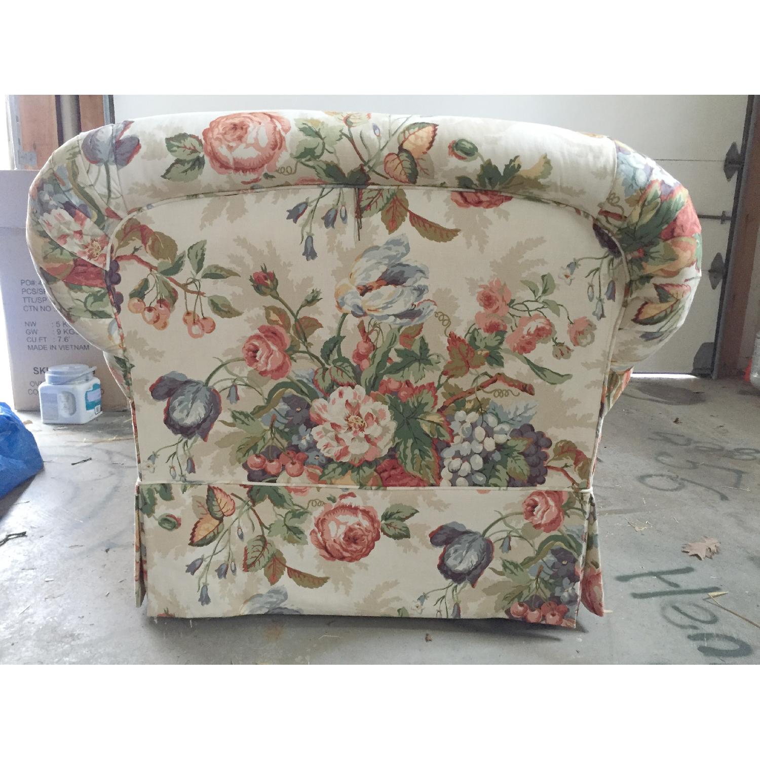 Crate & Barrel Retro Overstuffed Chair - image-4