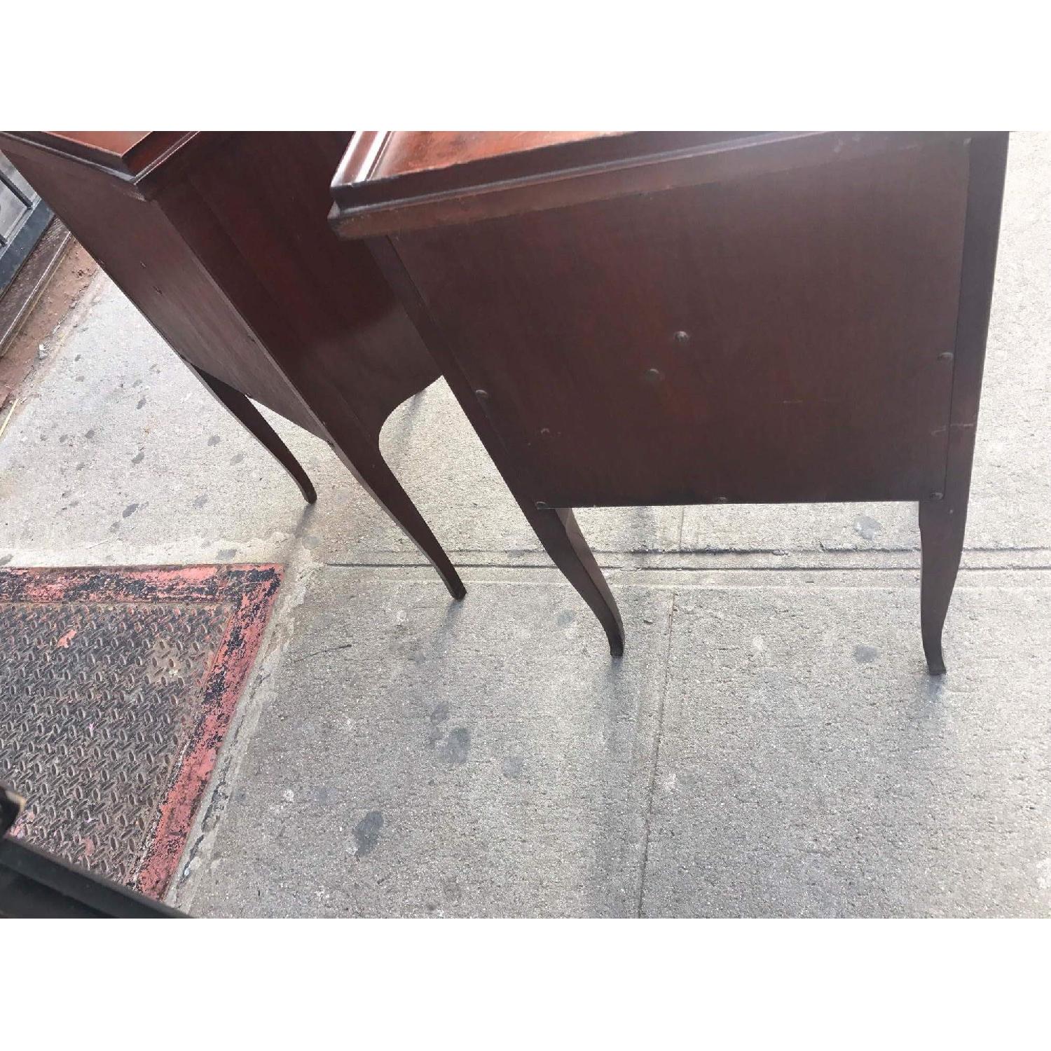 1930s Antique Northern Furniture Company Mahogany Nightstands - image-14