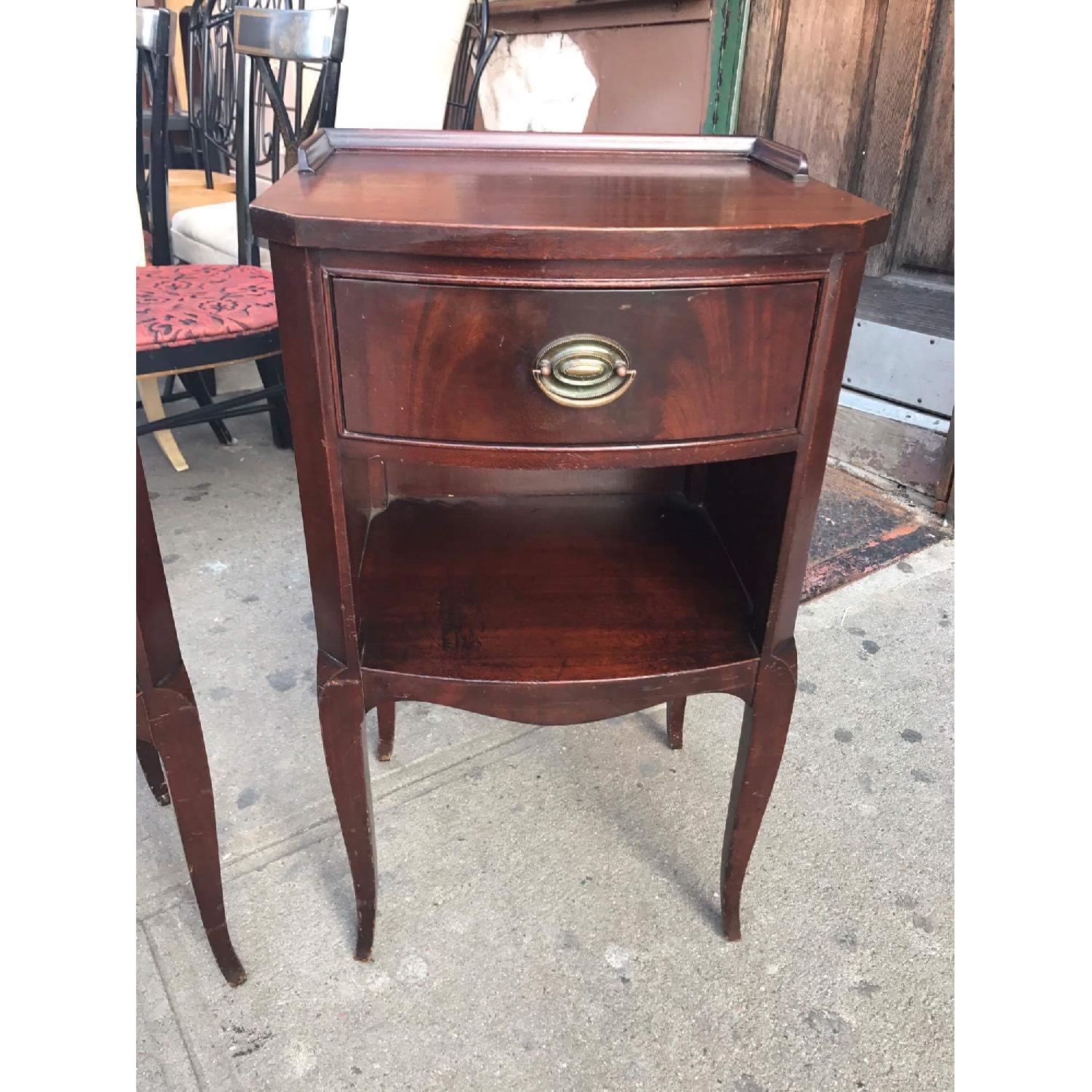 1930s Antique Northern Furniture Company Mahogany Nightstands - image-15