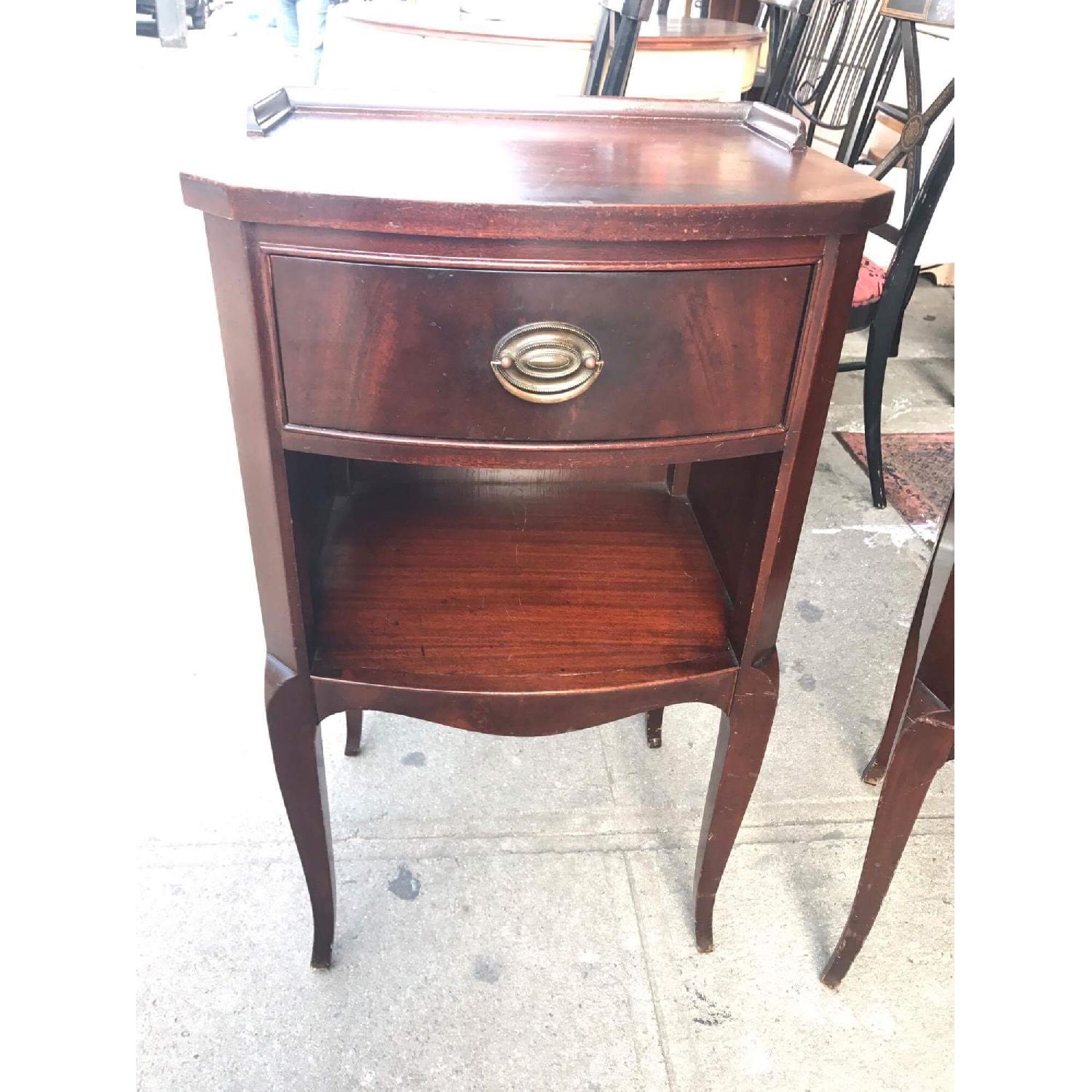 1930s Antique Northern Furniture Company Mahogany Nightstands - image-18