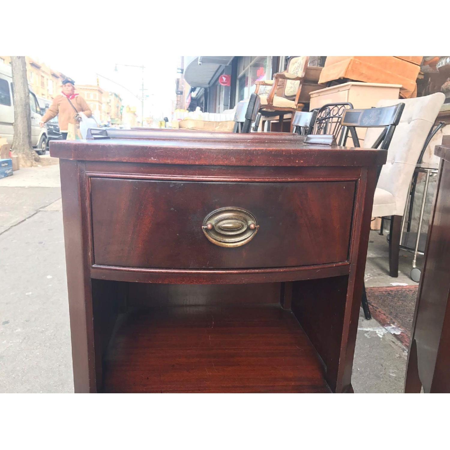 1930s Antique Northern Furniture Company Mahogany Nightstands - image-20