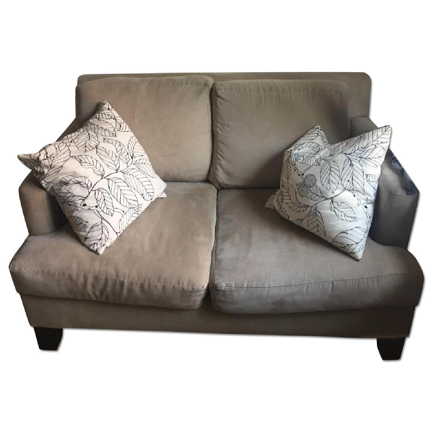 Beige 3 Seater Sofa + Loveseat - image-6