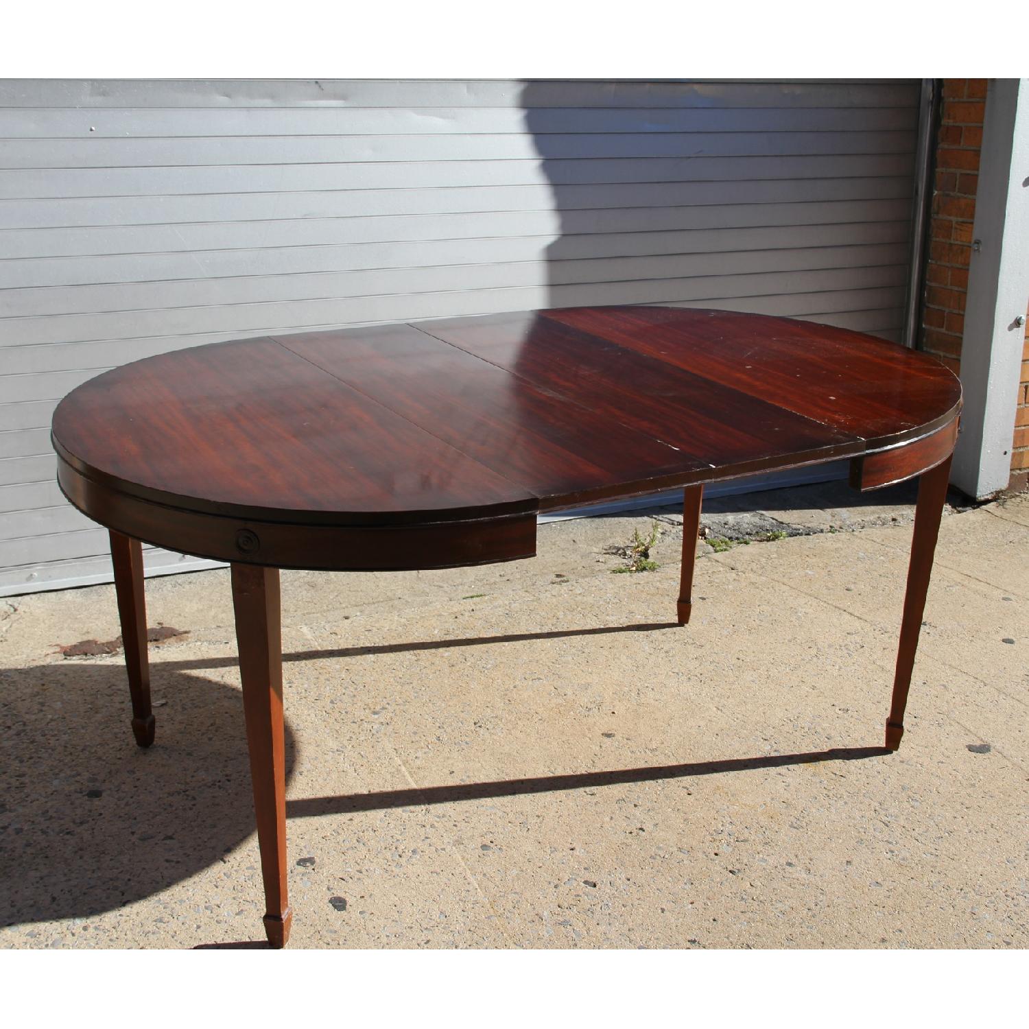 Vintage Dining Table w/ Two Extension Leaves - image-3