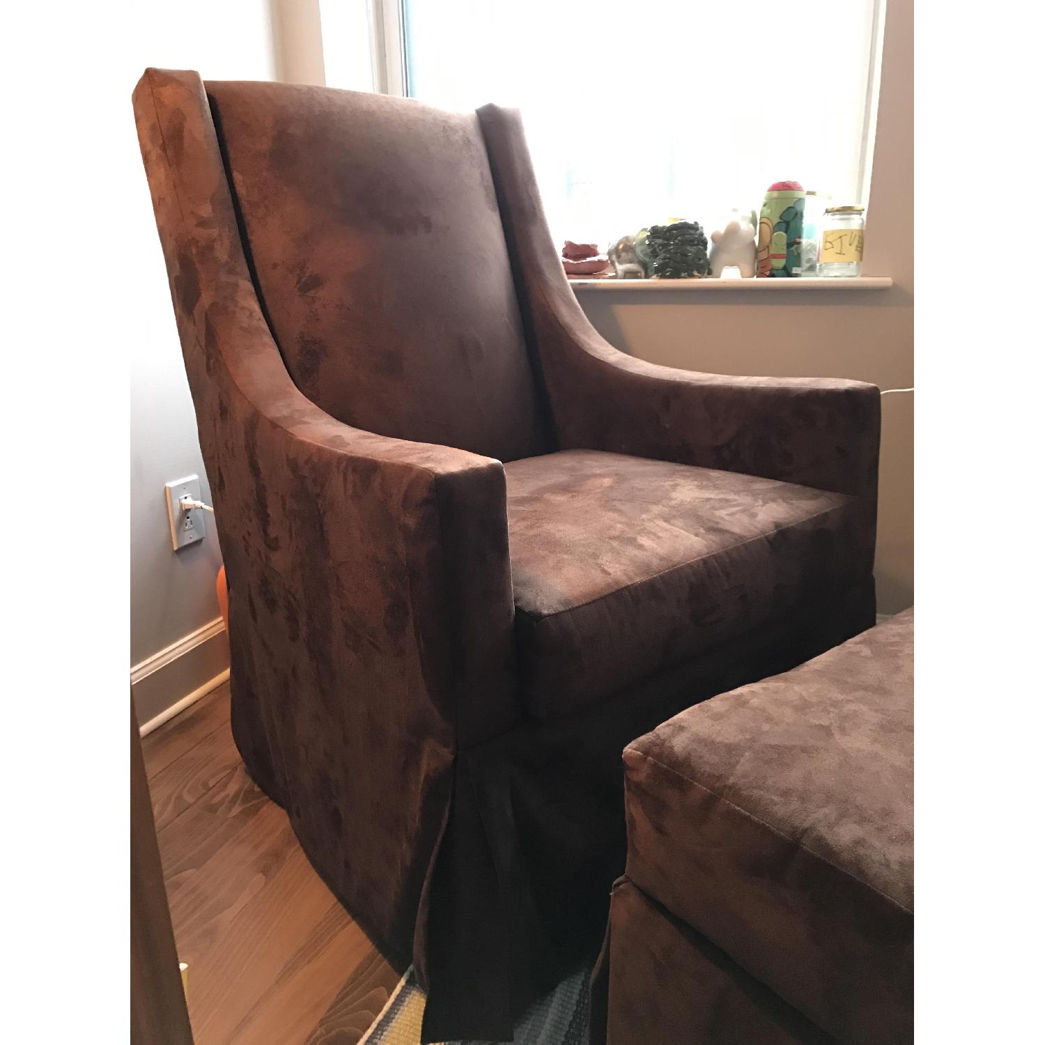 Jennifer DeLonge Luxe Glider & Ottoman - image-1