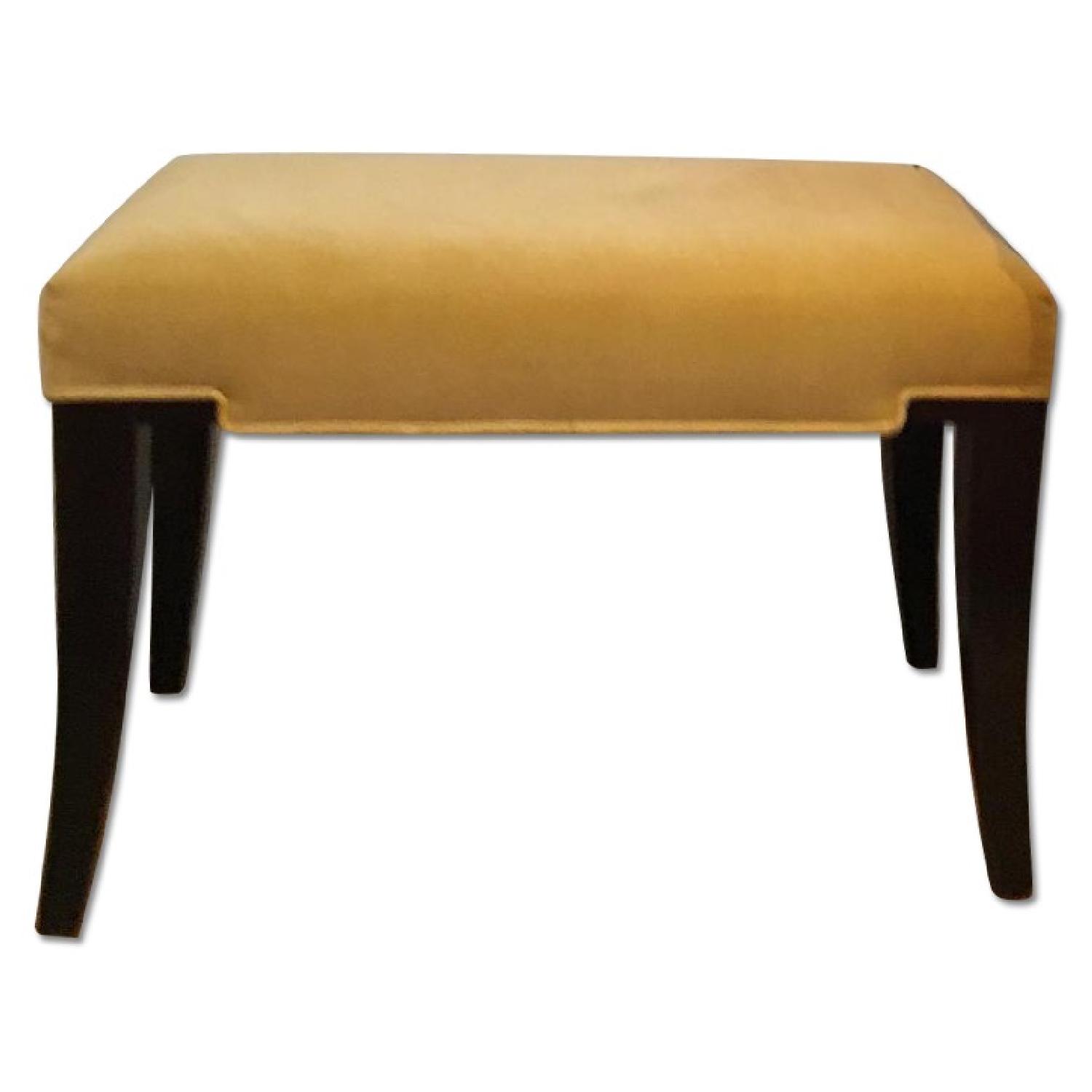 One Kings Lane Velvet Upholstered Bench Aptdeco