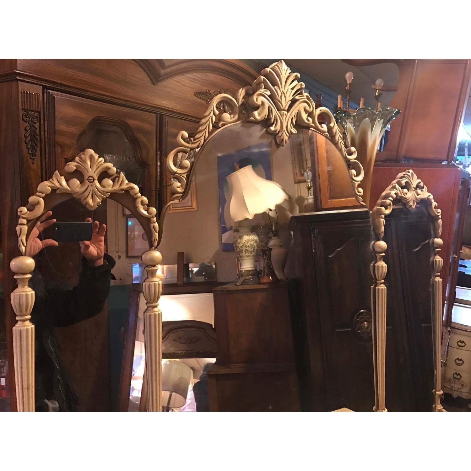 1920s Antique Kingsley Dresser w/ Hanging Mirror & Key - image-6