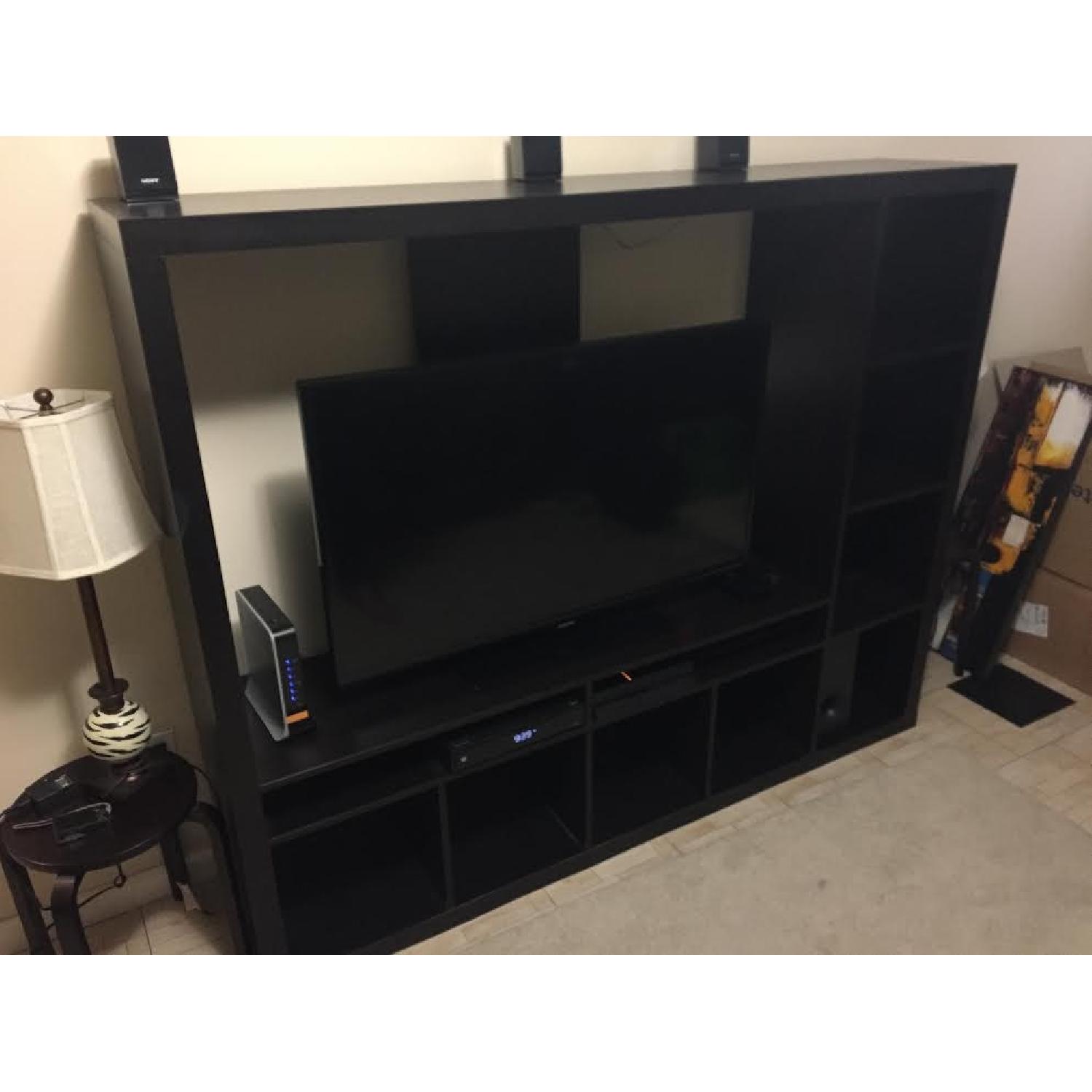 Ikea Lappland TV Storage Unit in Black/Brown - image-2