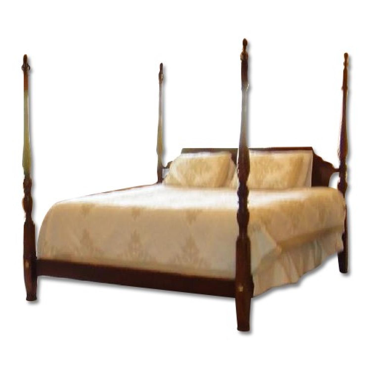 Lexington Cherry King Size Bed Frame - image-0