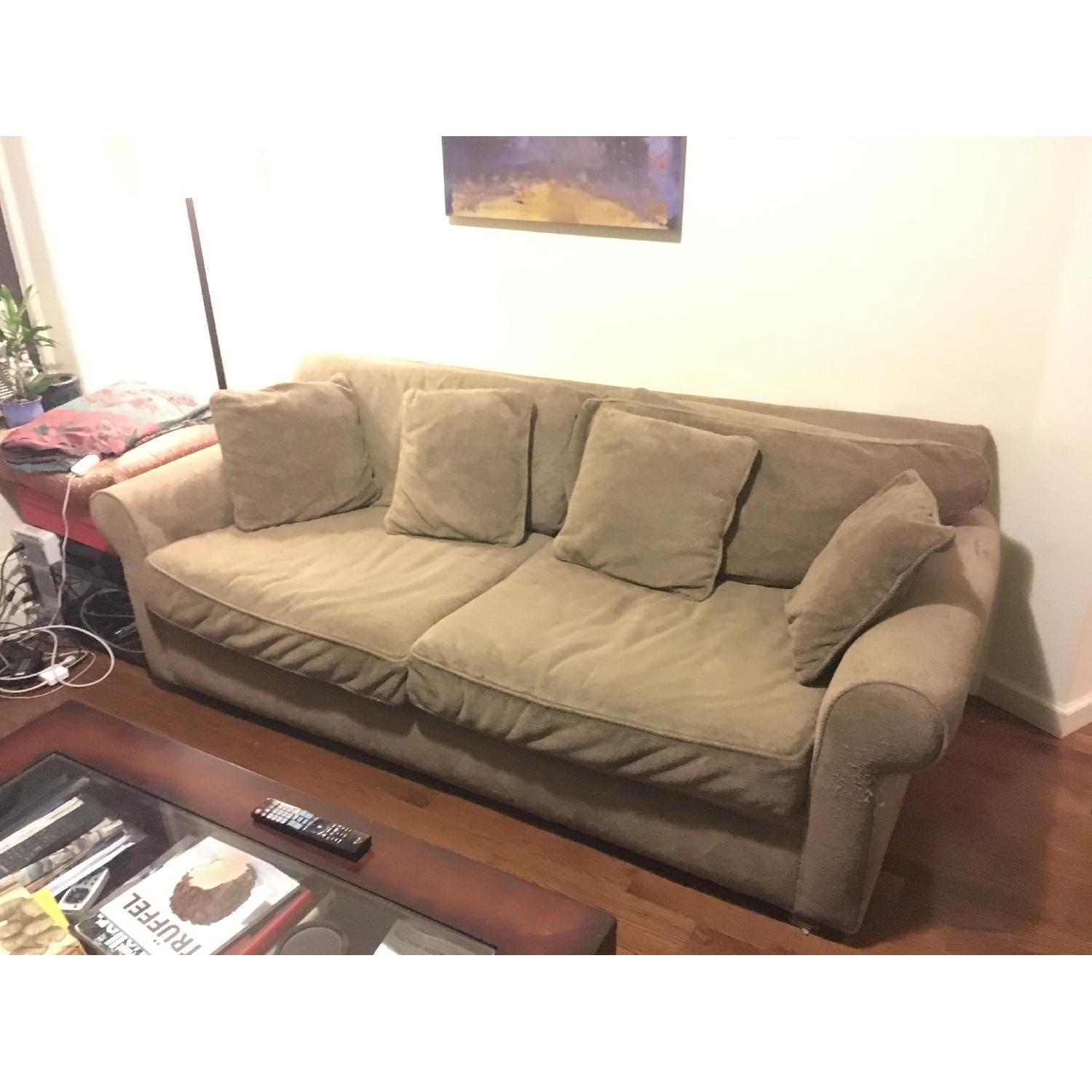 Beige Fabric Sofa - image-2