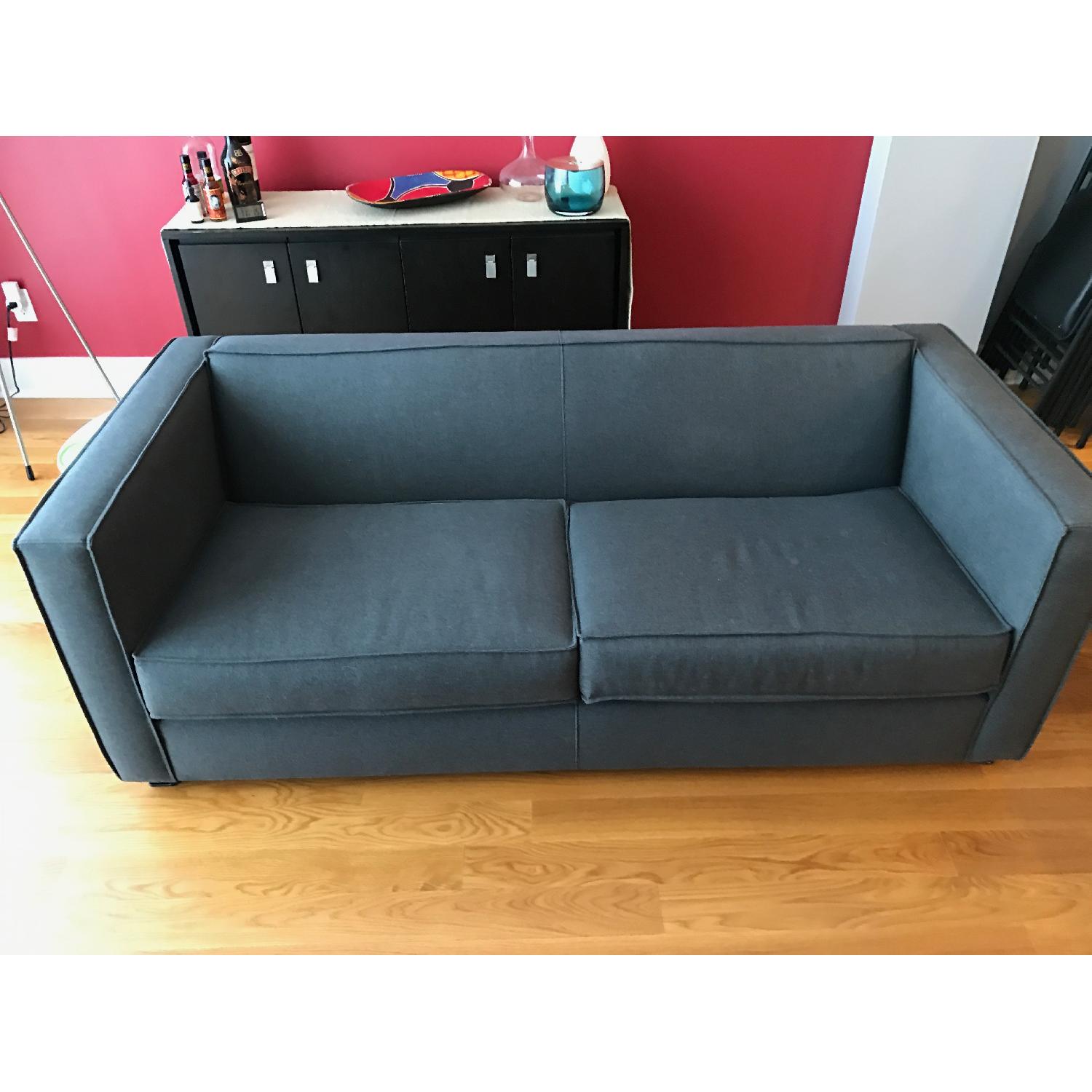 CB2 Club Sofa in Charcoal AptDeco