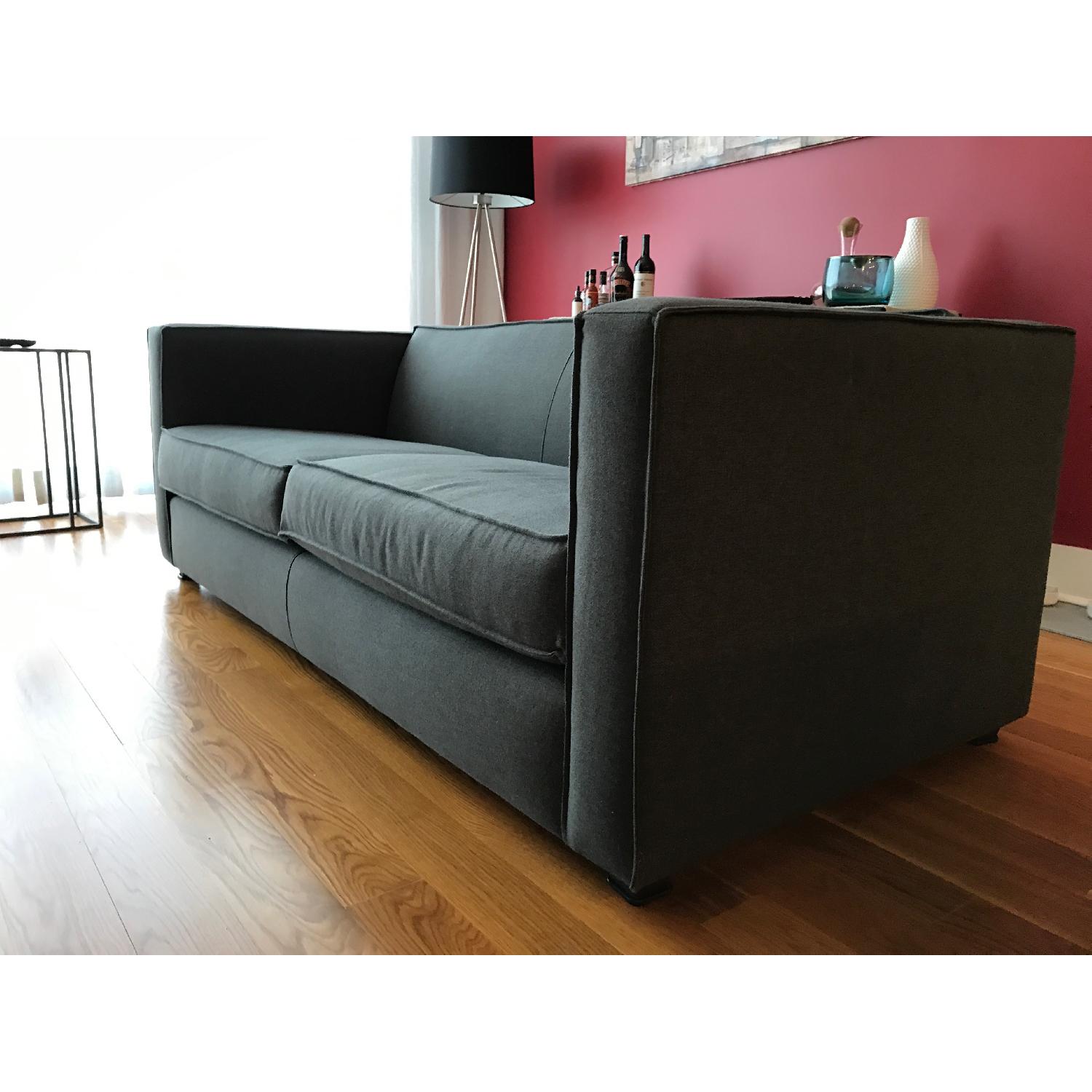CB2 Club Sofa in Charcoal AptDeco