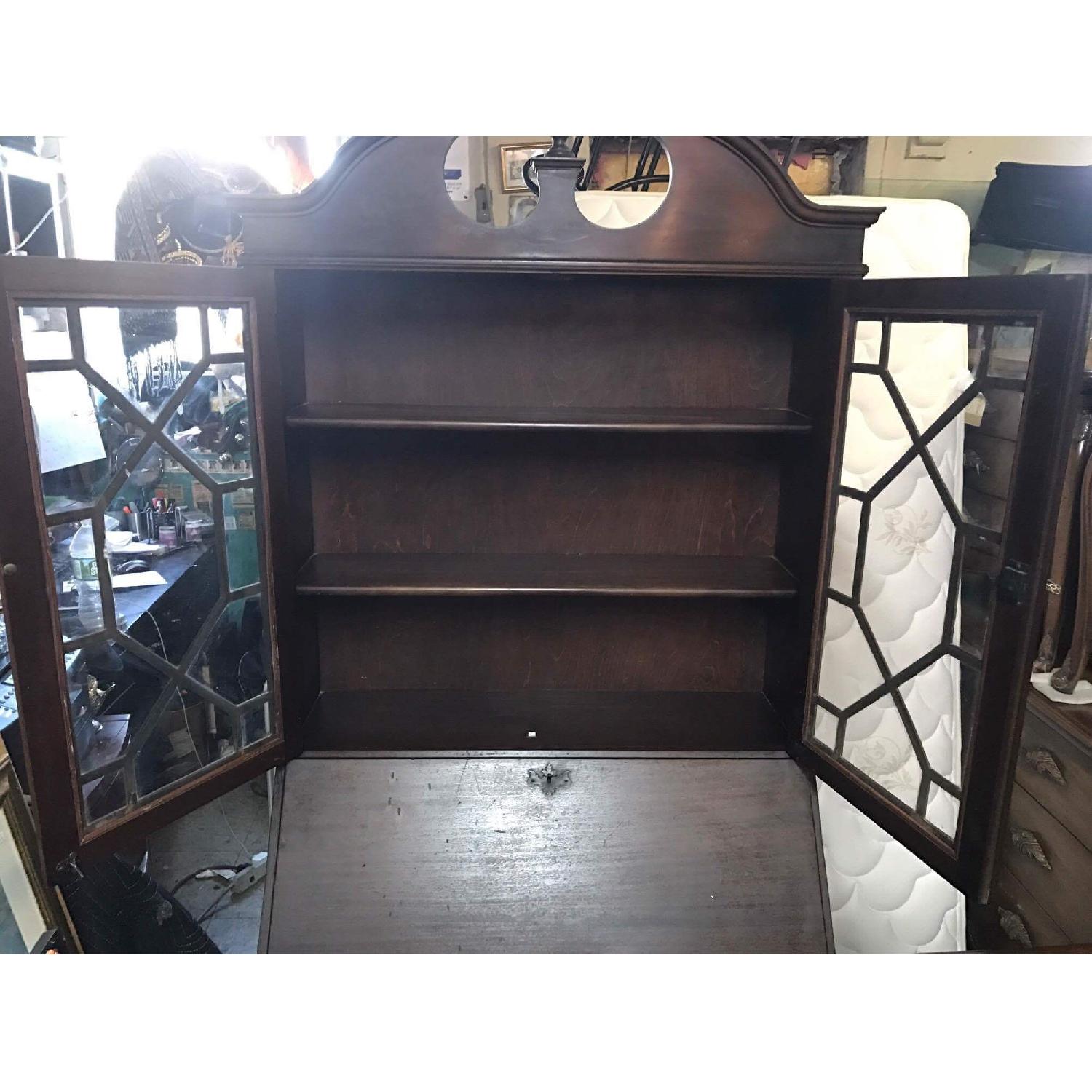 Antique Maddox Mahogany Secretary Desk - image-2