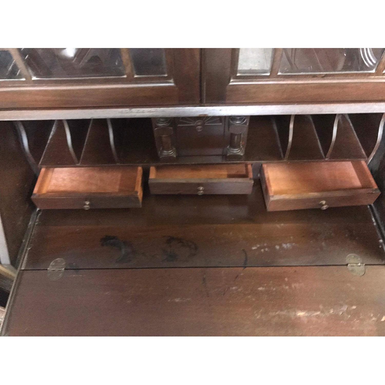 Antique Maddox Mahogany Secretary Desk - image-7