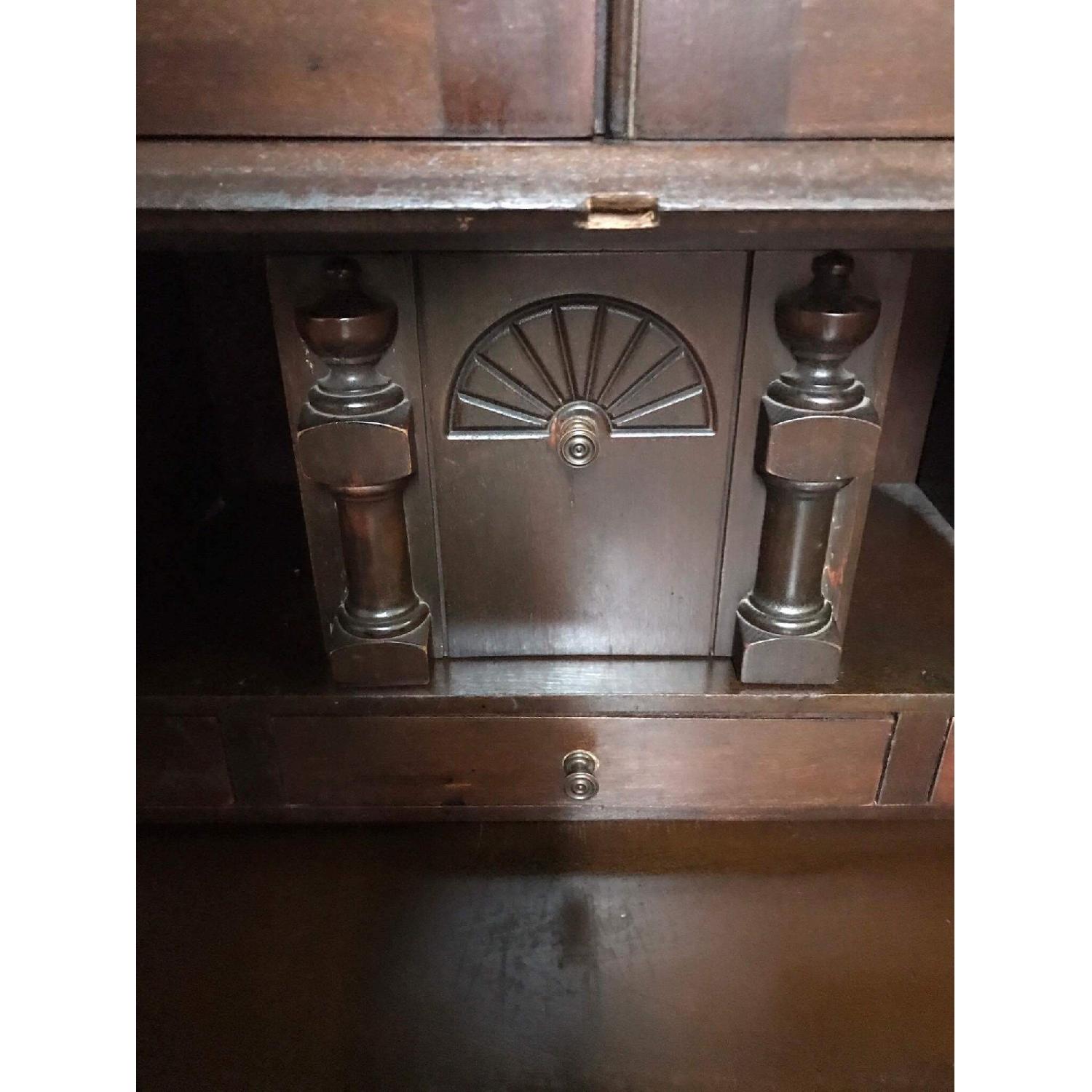 Antique Maddox Mahogany Secretary Desk - image-8