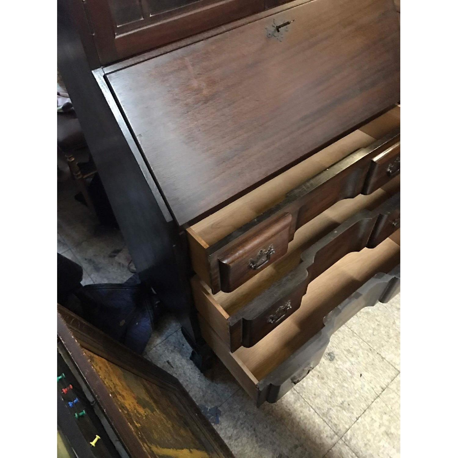 Antique Maddox Mahogany Secretary Desk - image-17