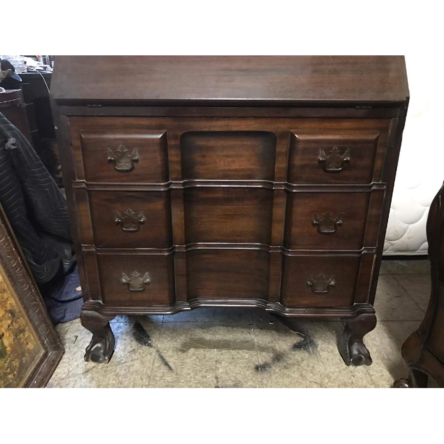 Antique Maddox Mahogany Secretary Desk - image-24