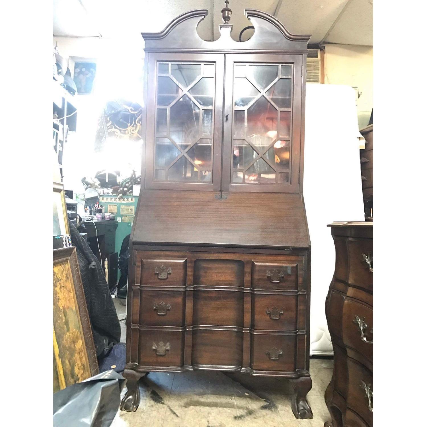 Antique Maddox Mahogany Secretary Desk - image-26