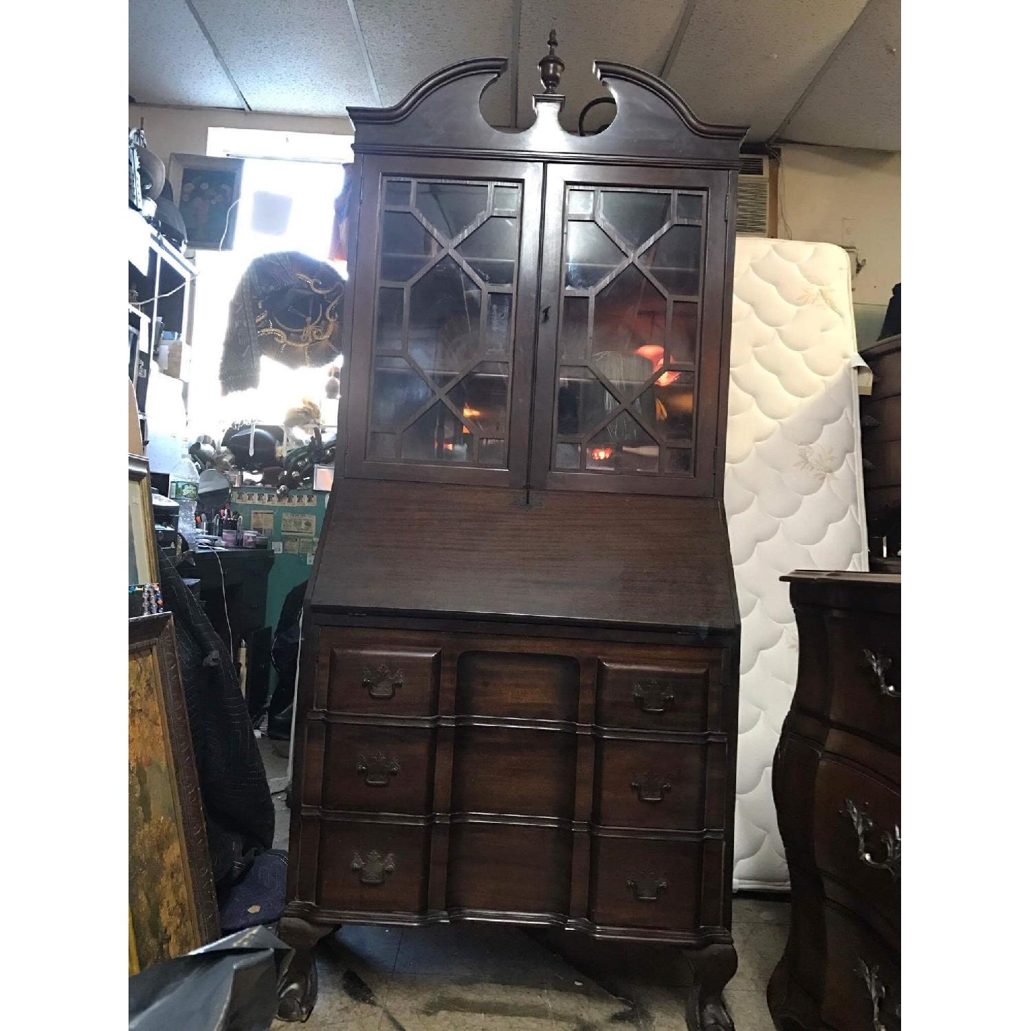 Antique Maddox Mahogany Secretary Desk - image-27
