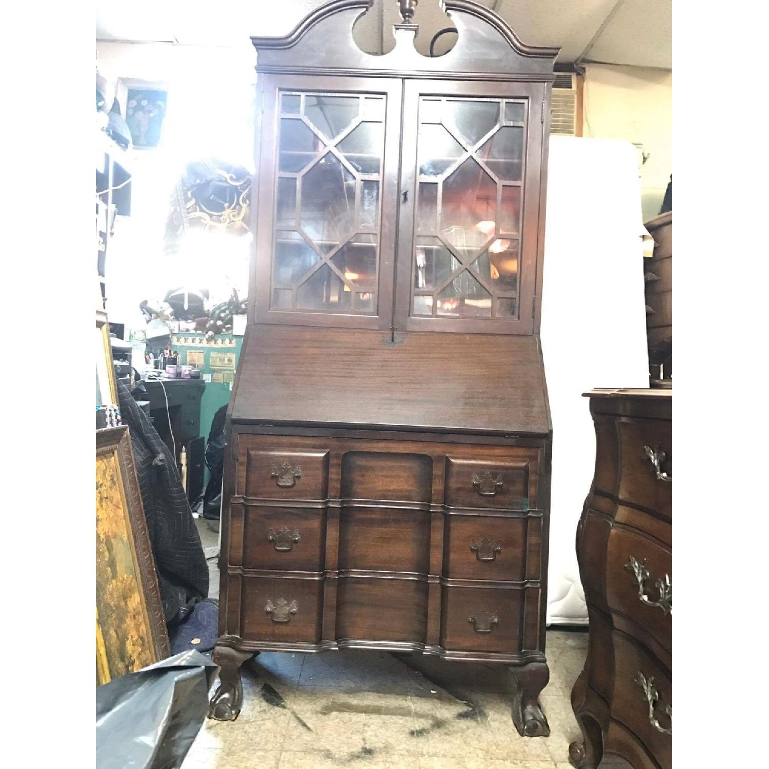 Antique Maddox Mahogany Secretary Desk - image-29