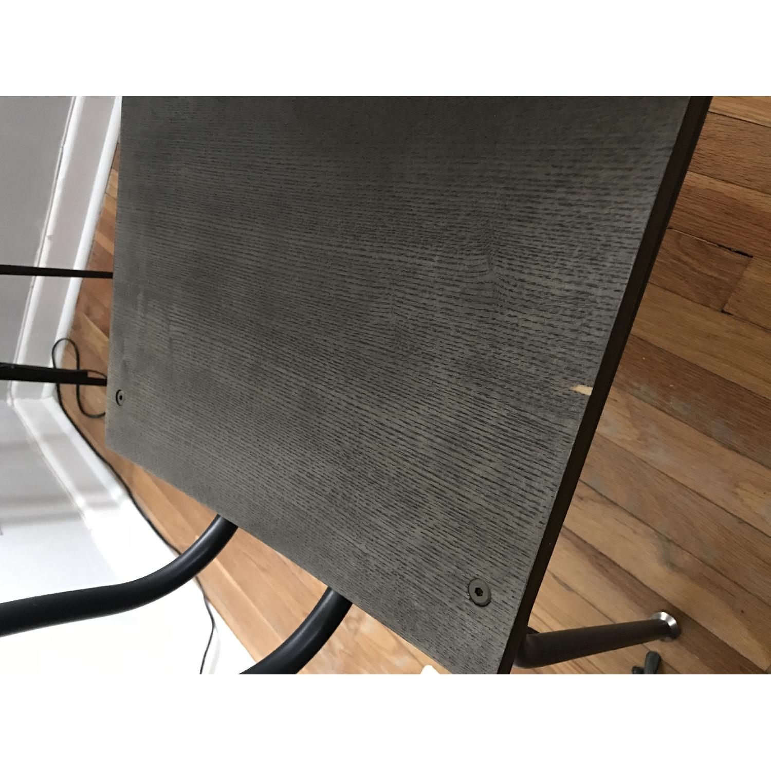 Crate & Barrel Scholar Round Dining Table w/ 4 Chairs - image-4