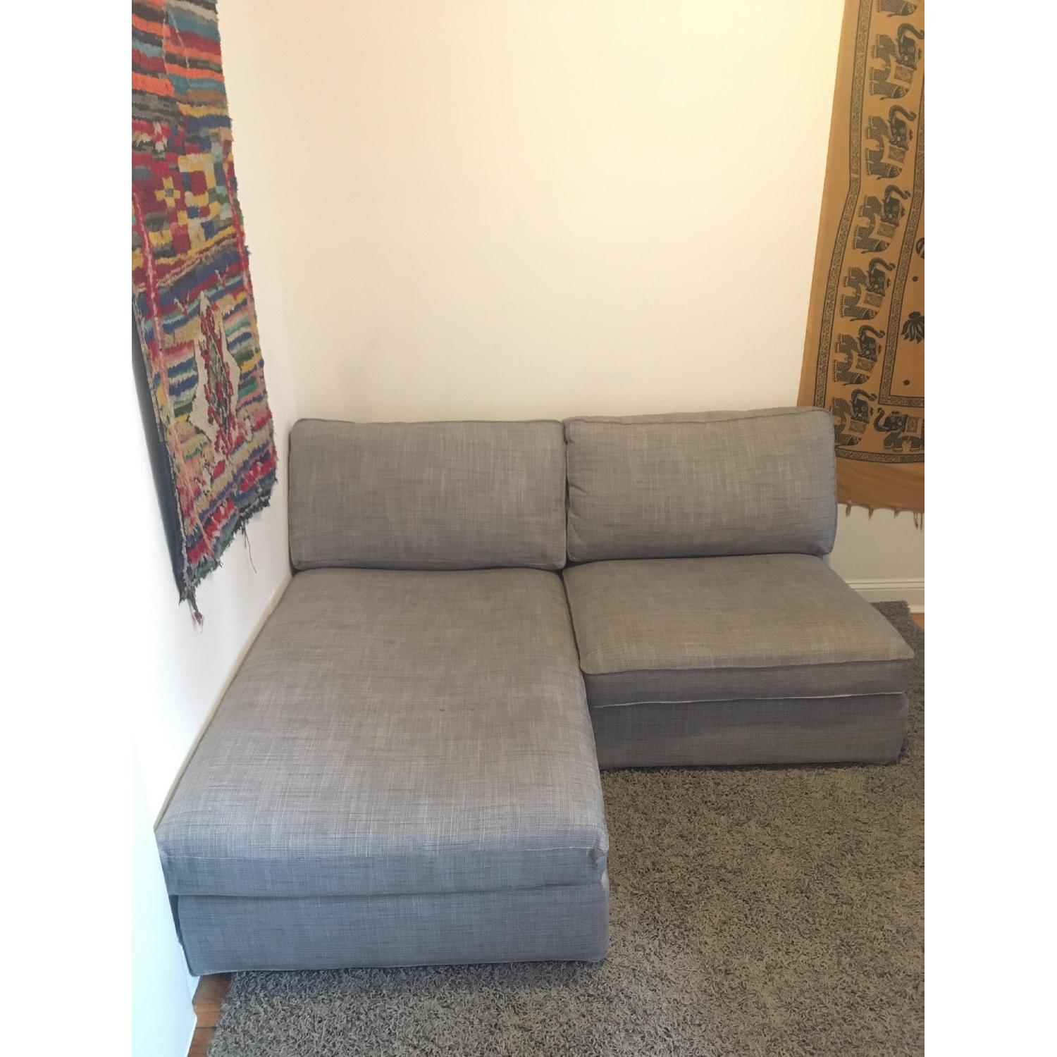 Ikea Kivik Grey Sectional Sofa - image-1