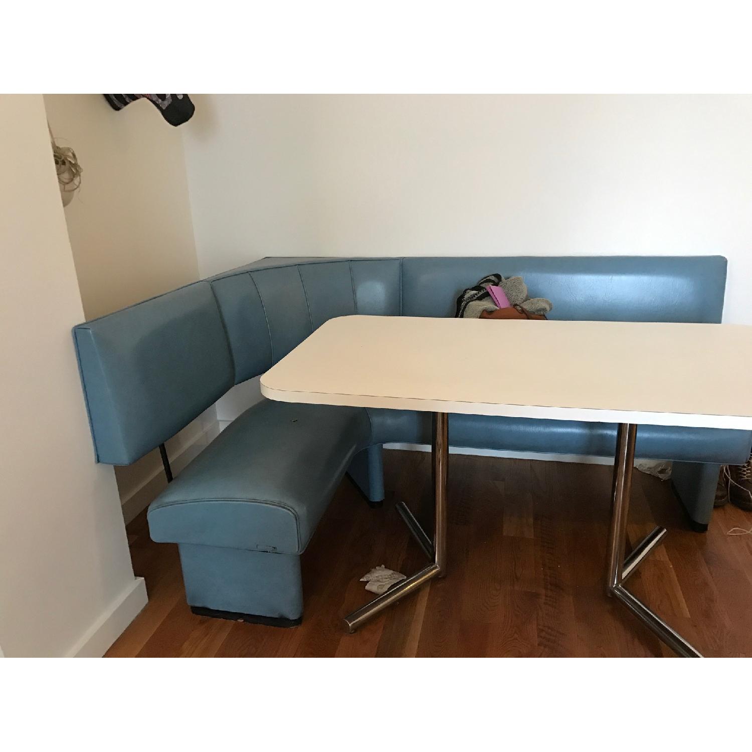 Vintage Diner Banquet Booth - image-1