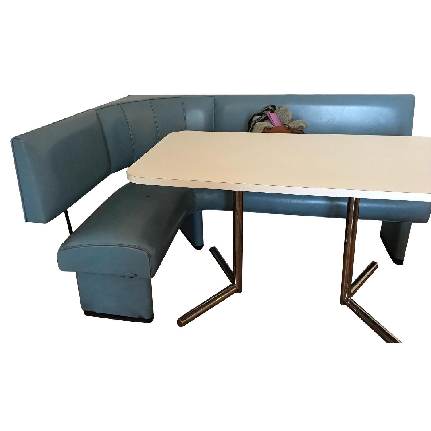 Vintage Diner Banquet Booth - image-0