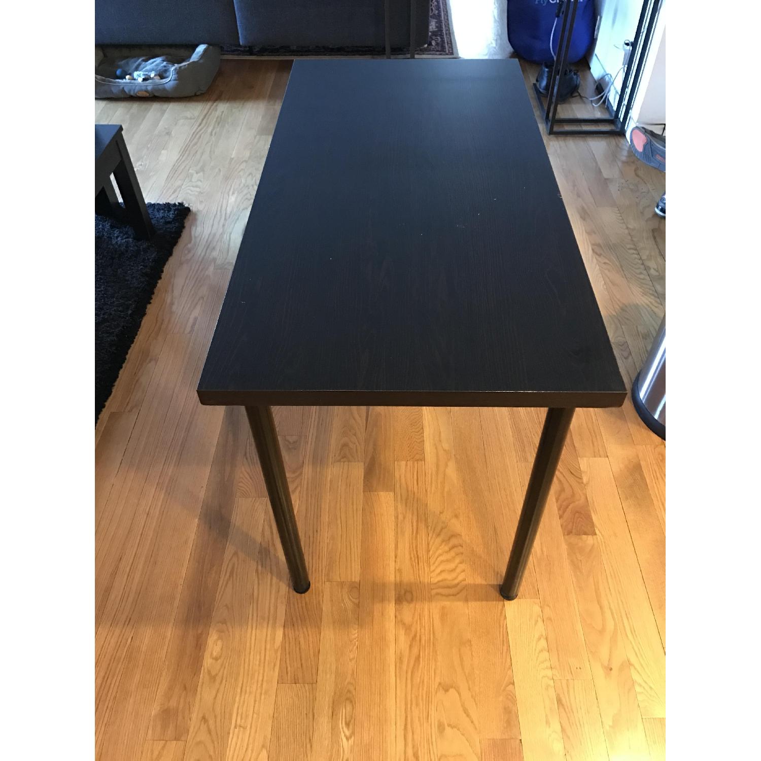 Ikea Black Table/Desk - image-3