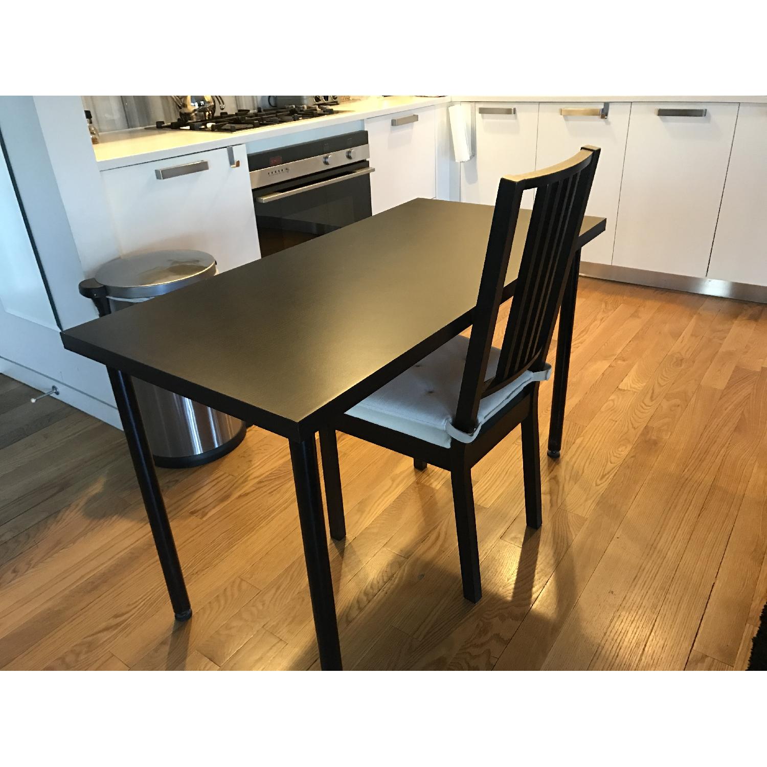 Ikea Black Table/Desk - image-4