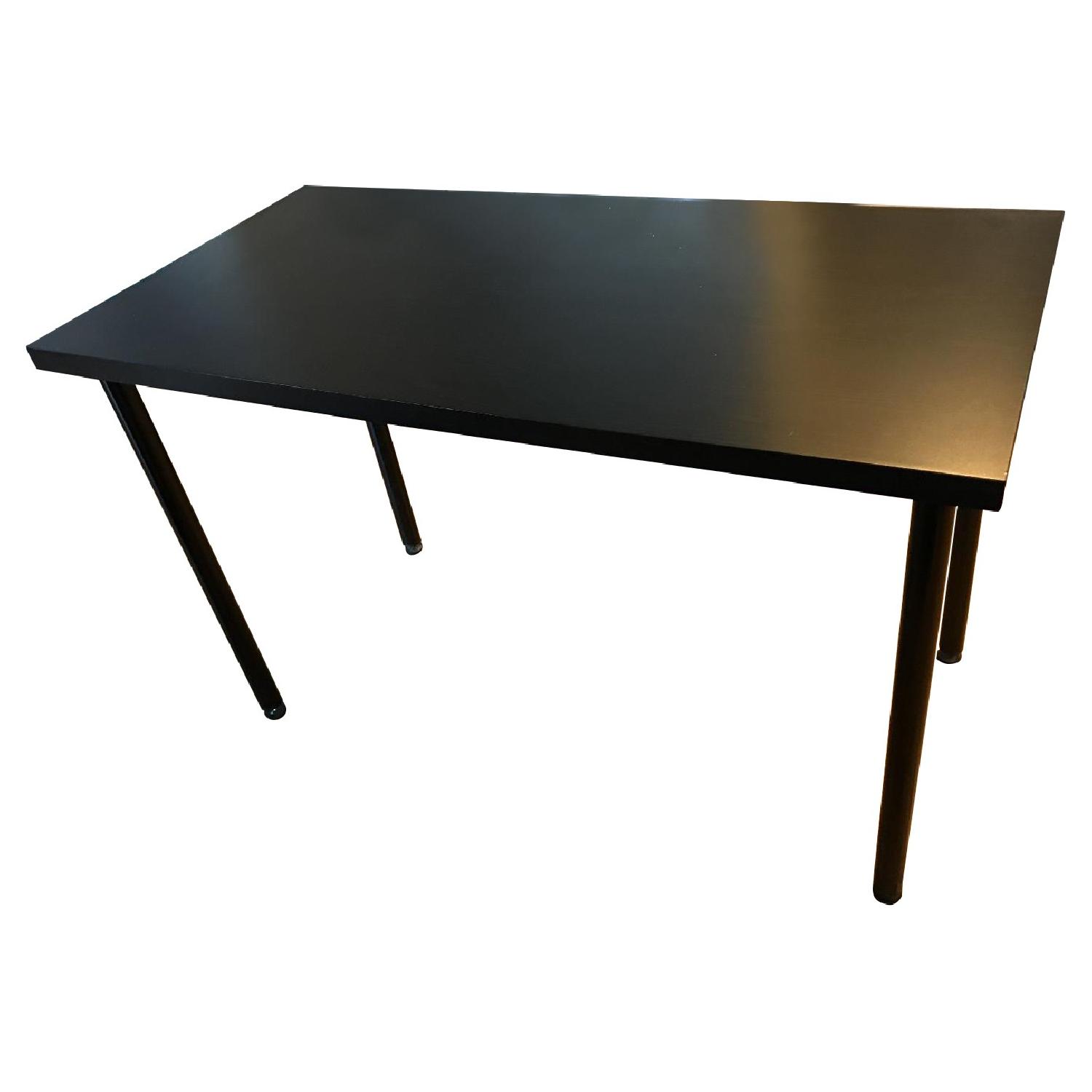 Ikea Black Table/Desk - image-0