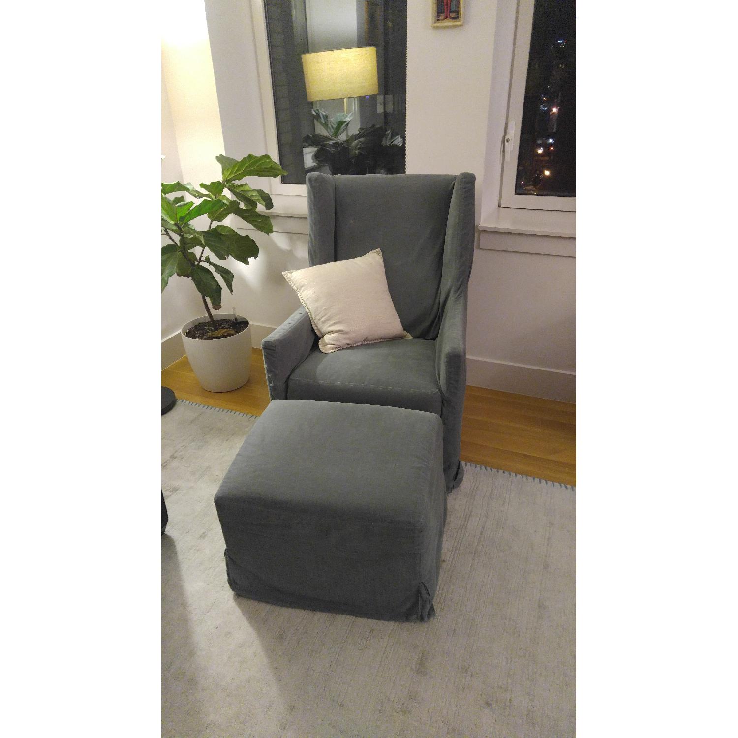 Crate & Barrel Rocking Chair AptDeco