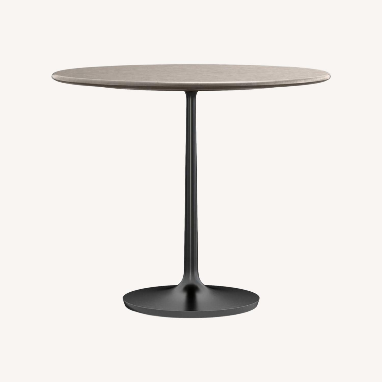 Crate & Barrel Nero 36" Concrete Dining Table - image-0