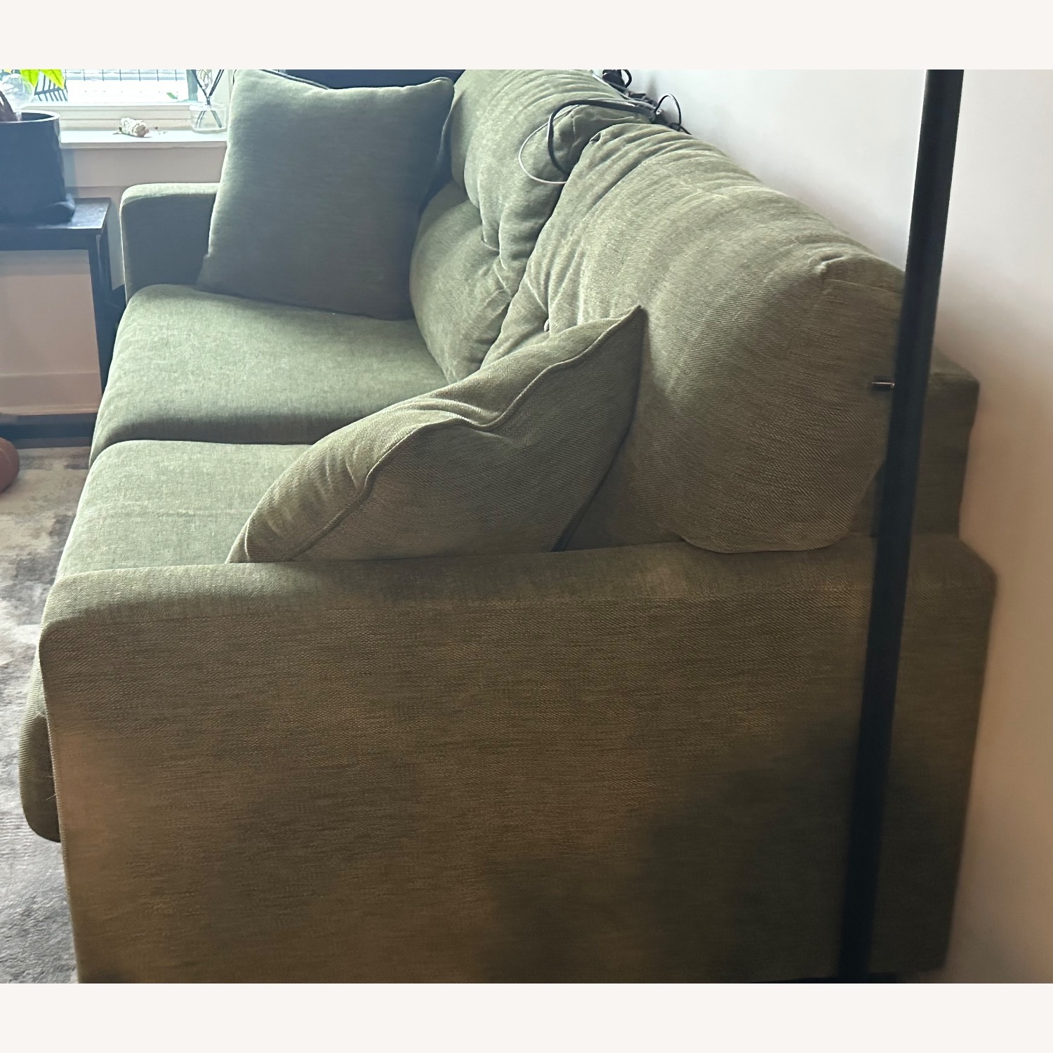 American Furniture Classics Green Sofa - image-3