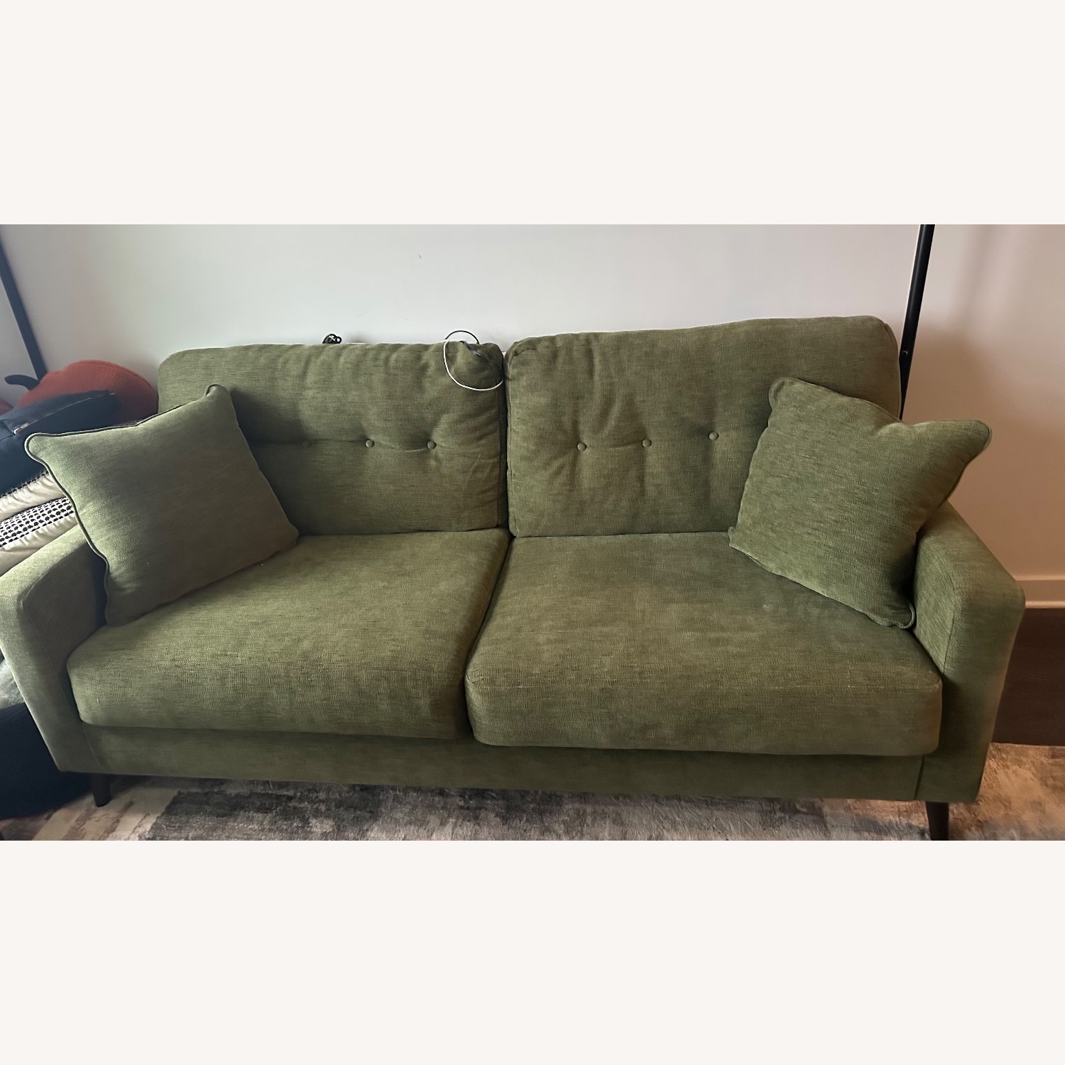 American Furniture Classics Green Sofa - image-4