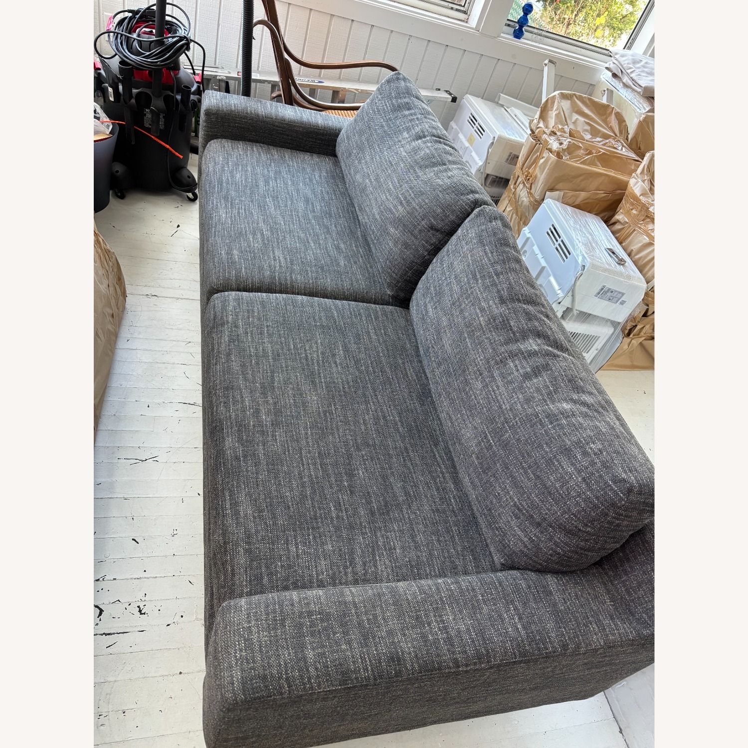West Elm Eddy Dark Gray 2 Seater Sofa - image-2