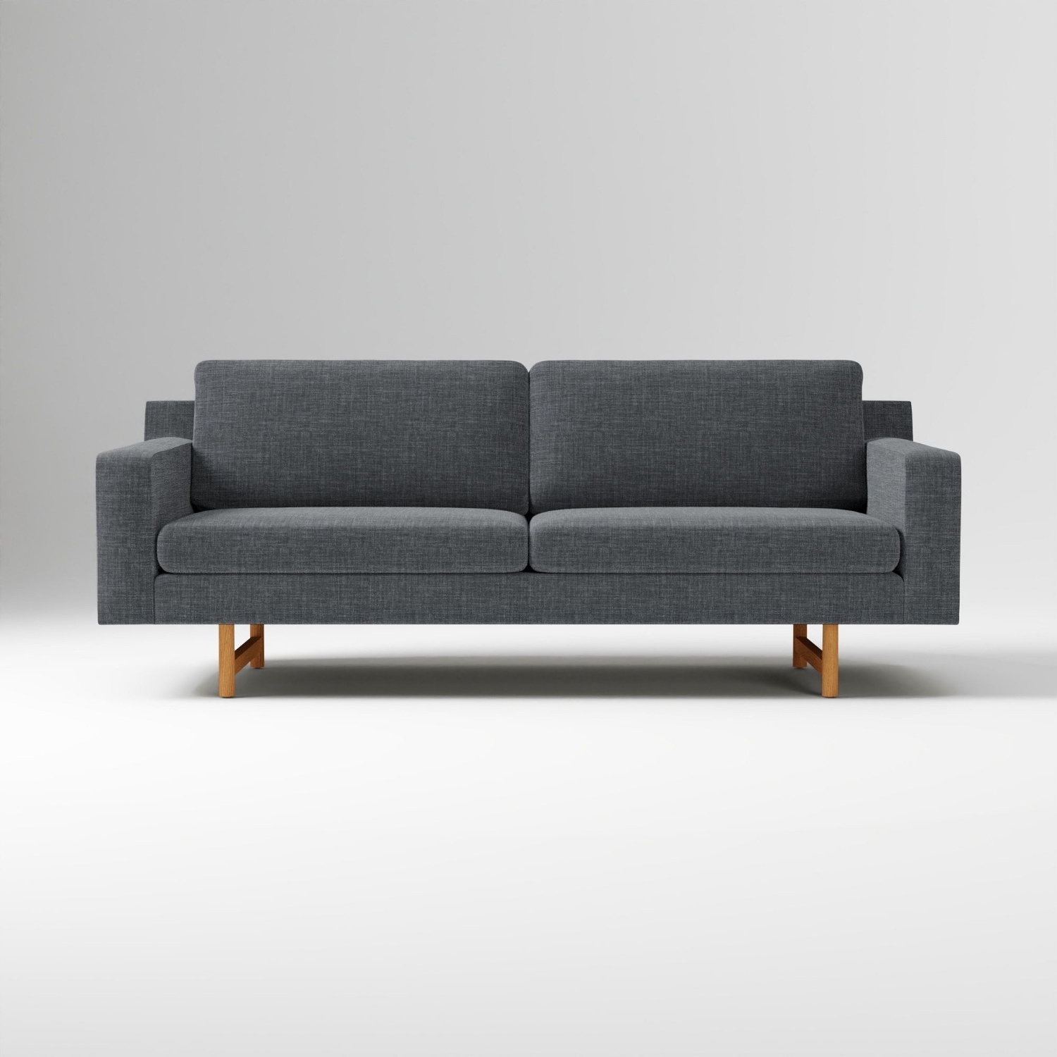 West Elm Eddy Dark Gray 2 Seater Sofa - image-6