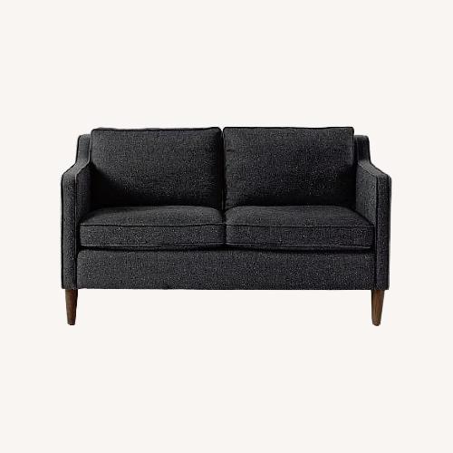 Used West Elm Hamilton Light Gray Fabric 2 Seater Sofa for sale on AptDeco