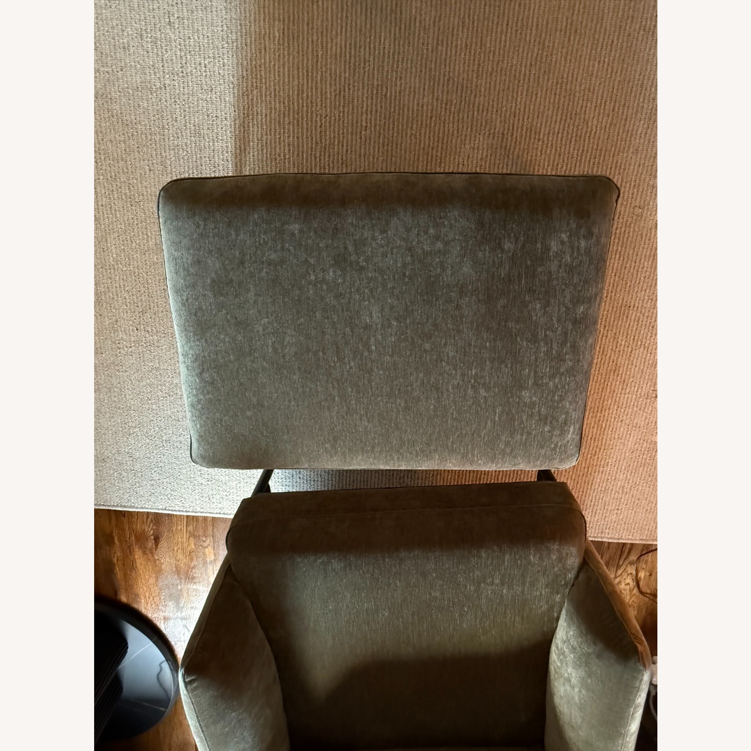 West Elm Green Penn Chair & Ottoman Set  - image-6