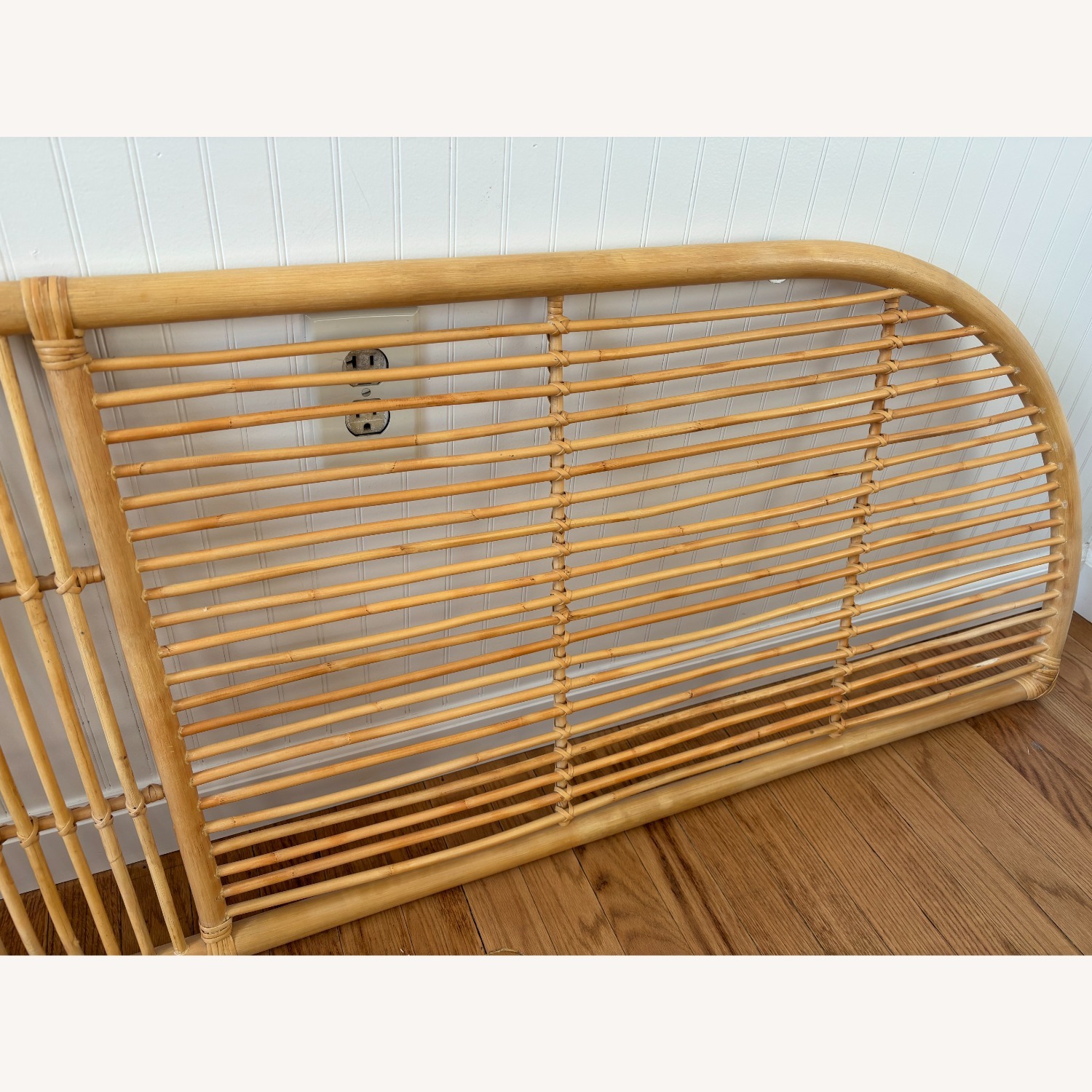 The Citizenry Light Brown Rattan Headboard - image-2