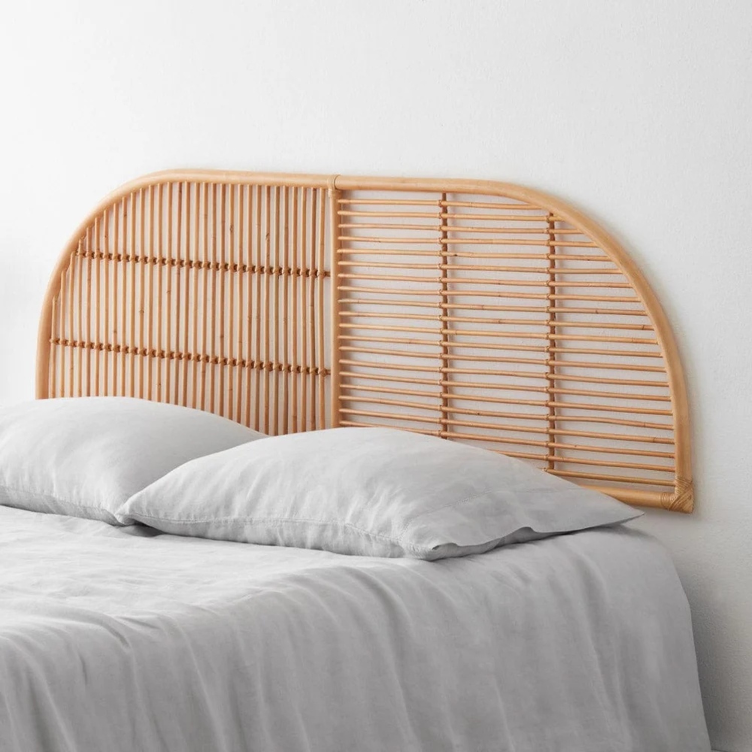 The Citizenry Light Brown Rattan Headboard - image-6