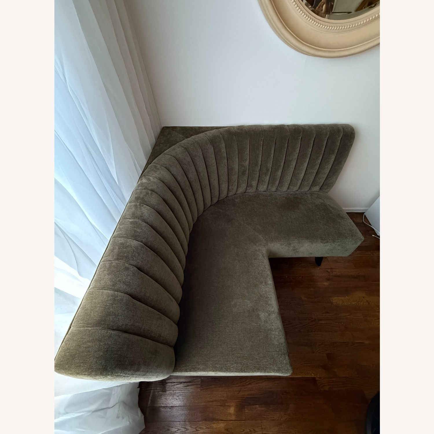 West Elm Novak 52" Corner Banquette  - image-4