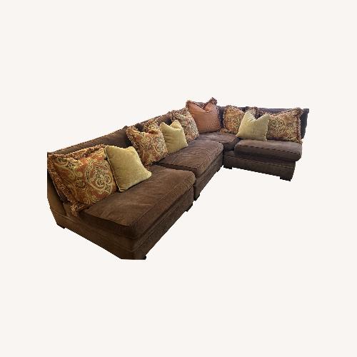 Used Hendredon Dark Brown 3+ Piece Sectional  for sale on AptDeco