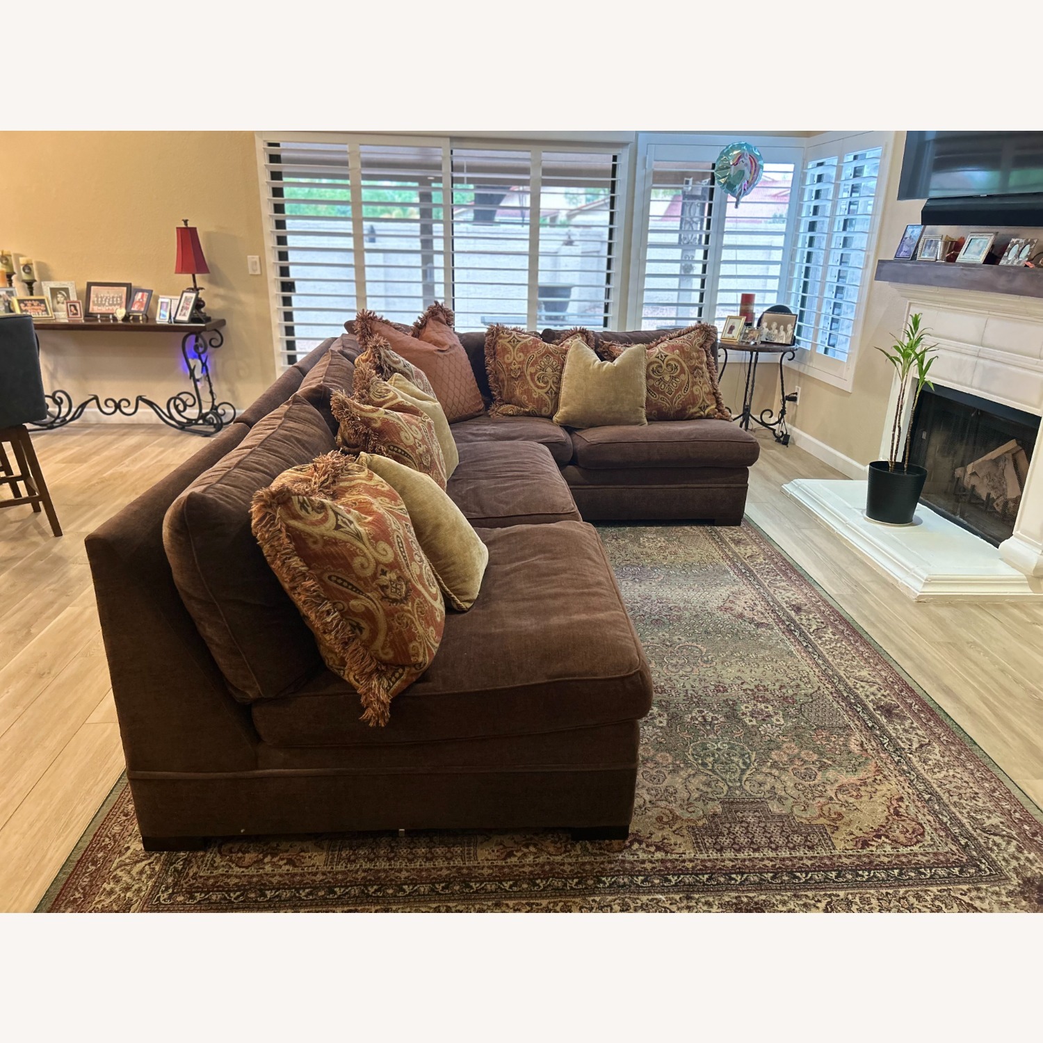 Hendredon Dark Brown 3+ Piece Sectional  - image-3