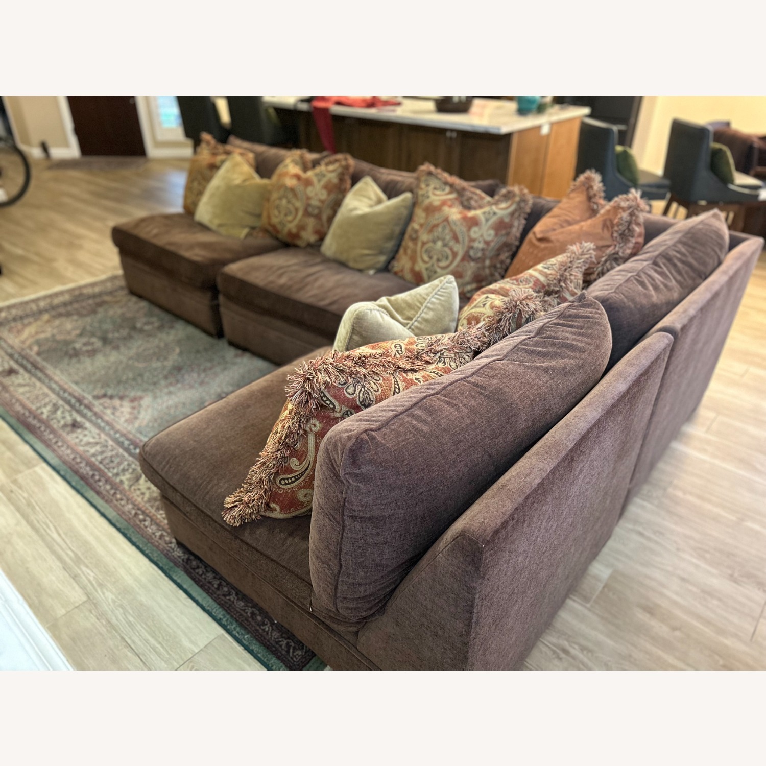 Hendredon Dark Brown 3+ Piece Sectional  - image-2