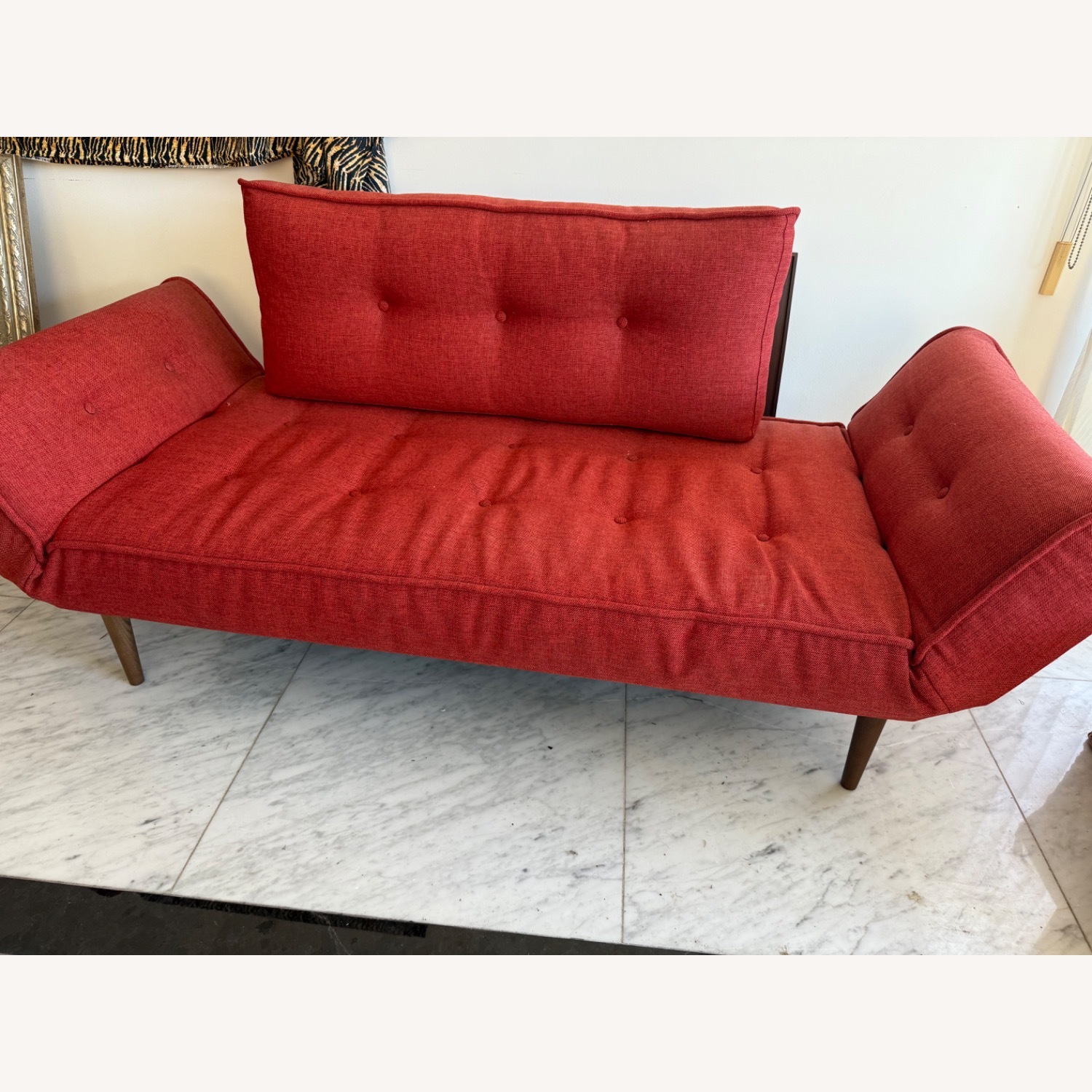 Small Lounge Sofa 3+ Seater Sofa Sleeper  - image-3
