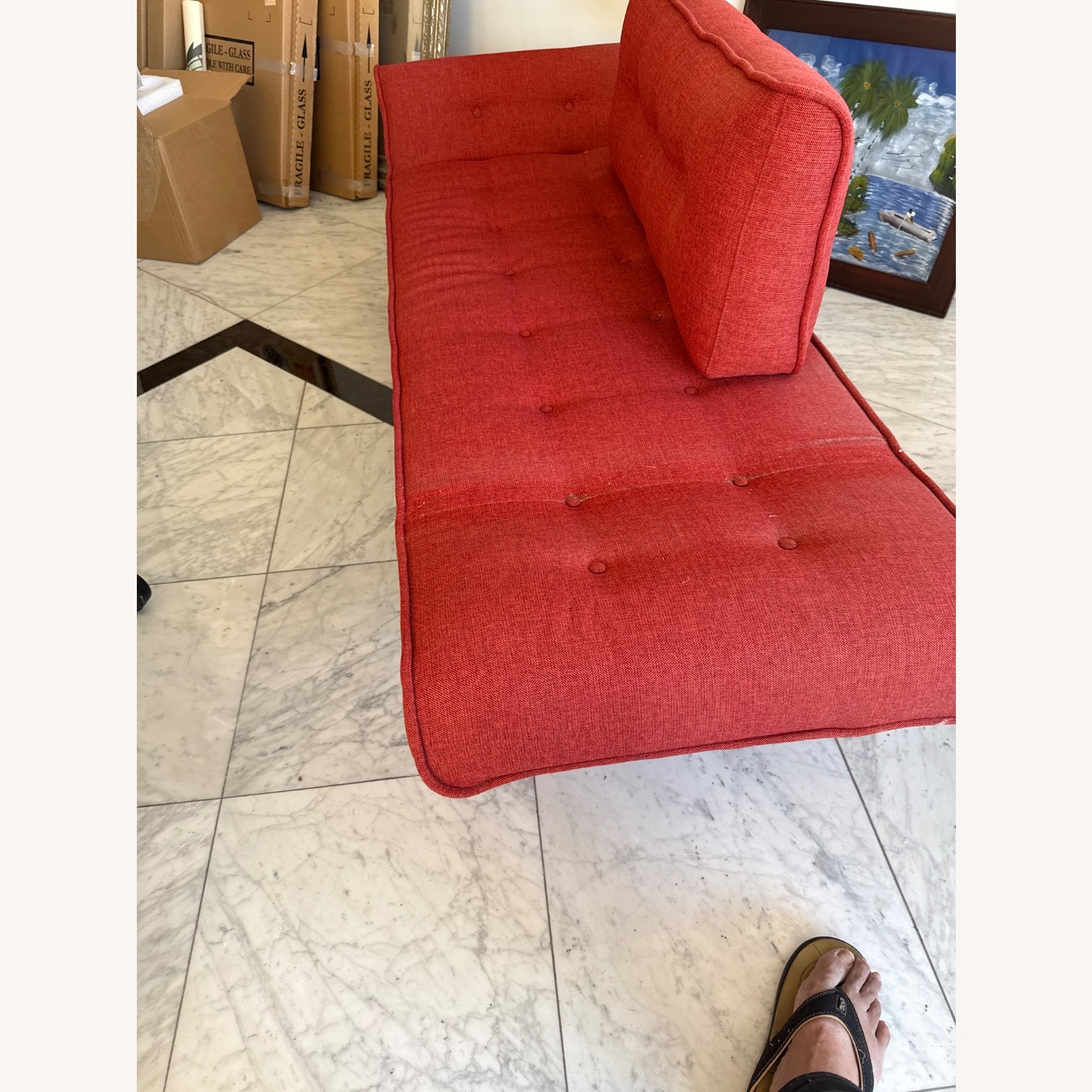 Small Lounge Sofa 3+ Seater Sofa Sleeper  - image-6