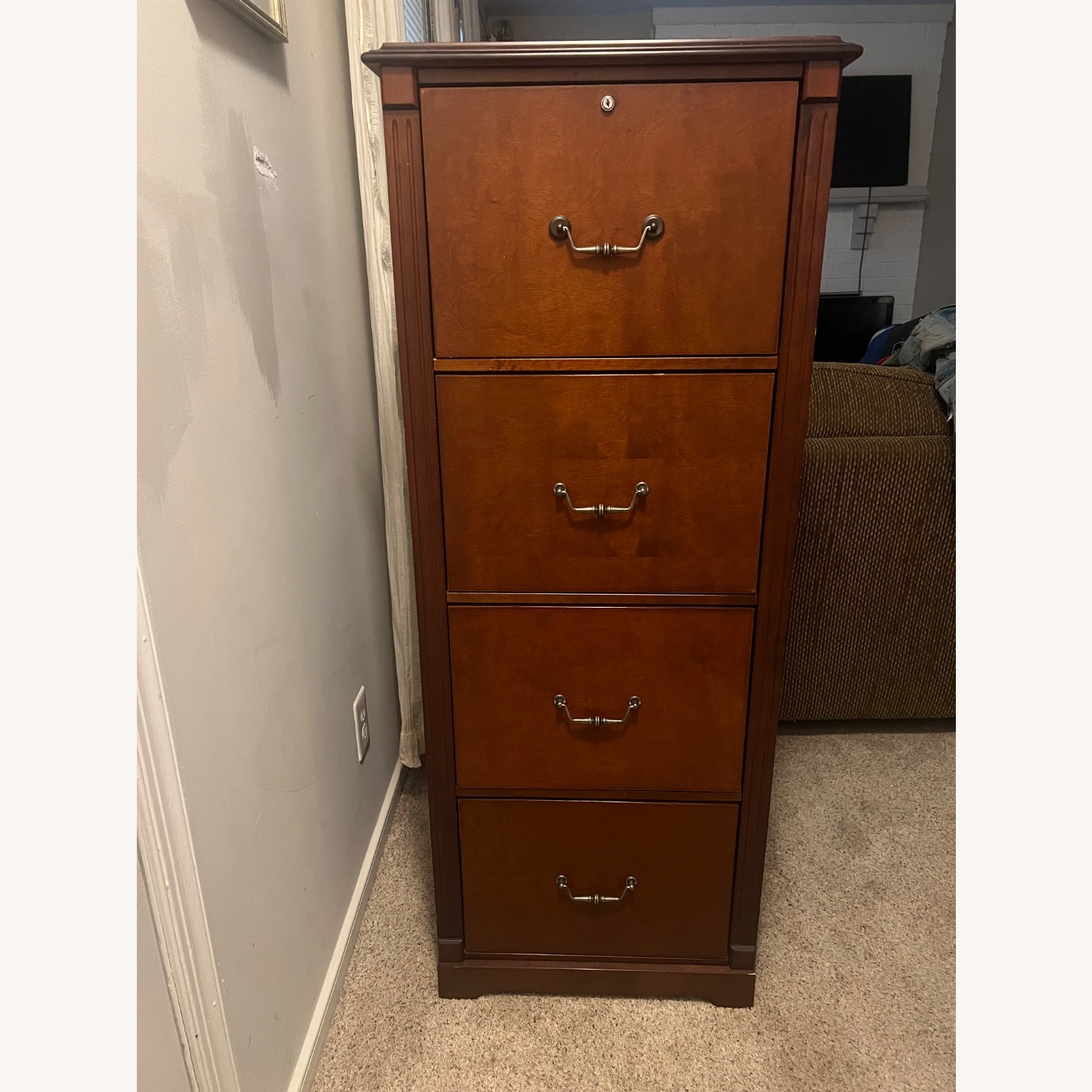 Bassett Dark Brown Media Storage - image-1